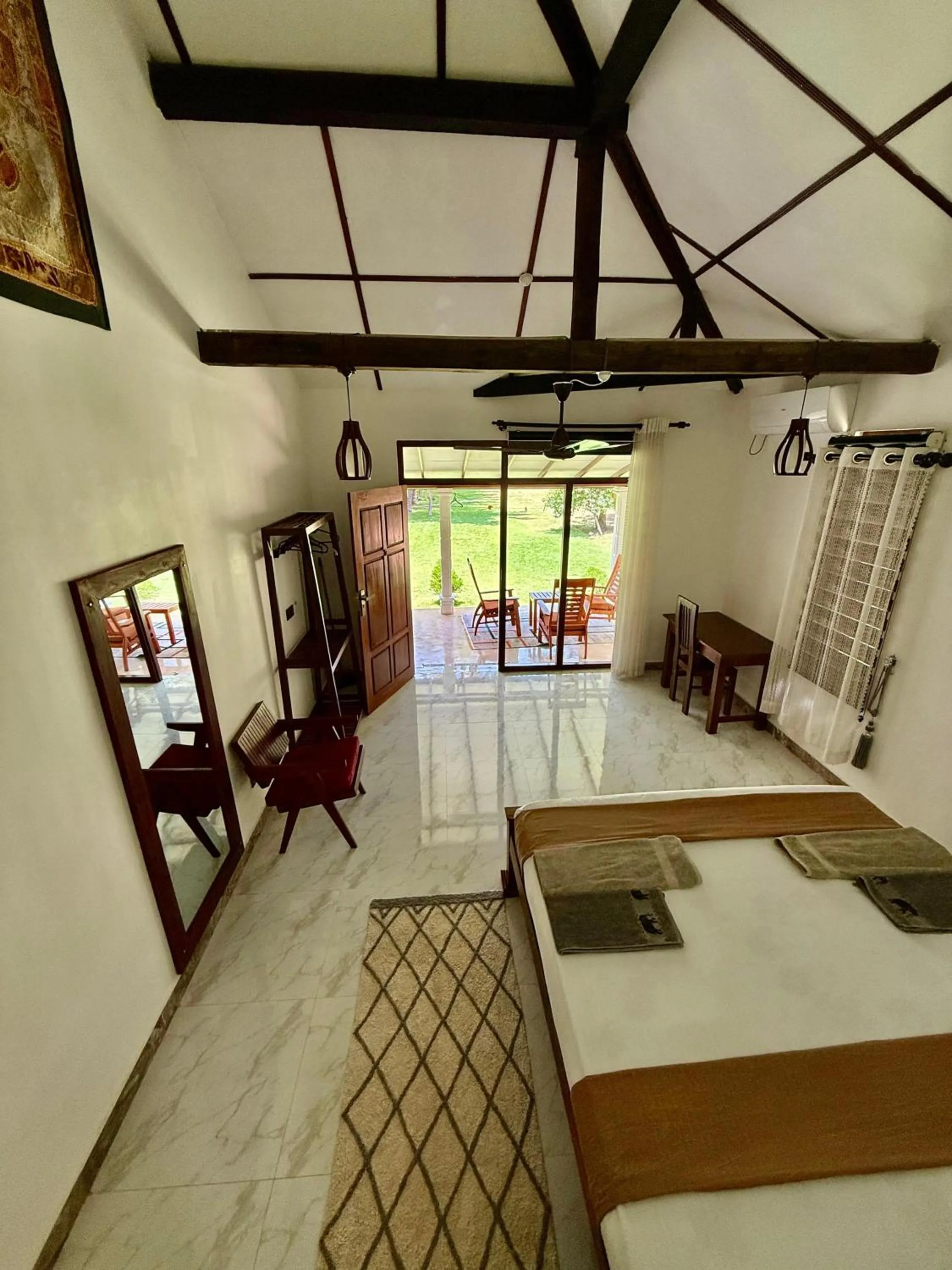 Bed in 108 Palms Beach Resort