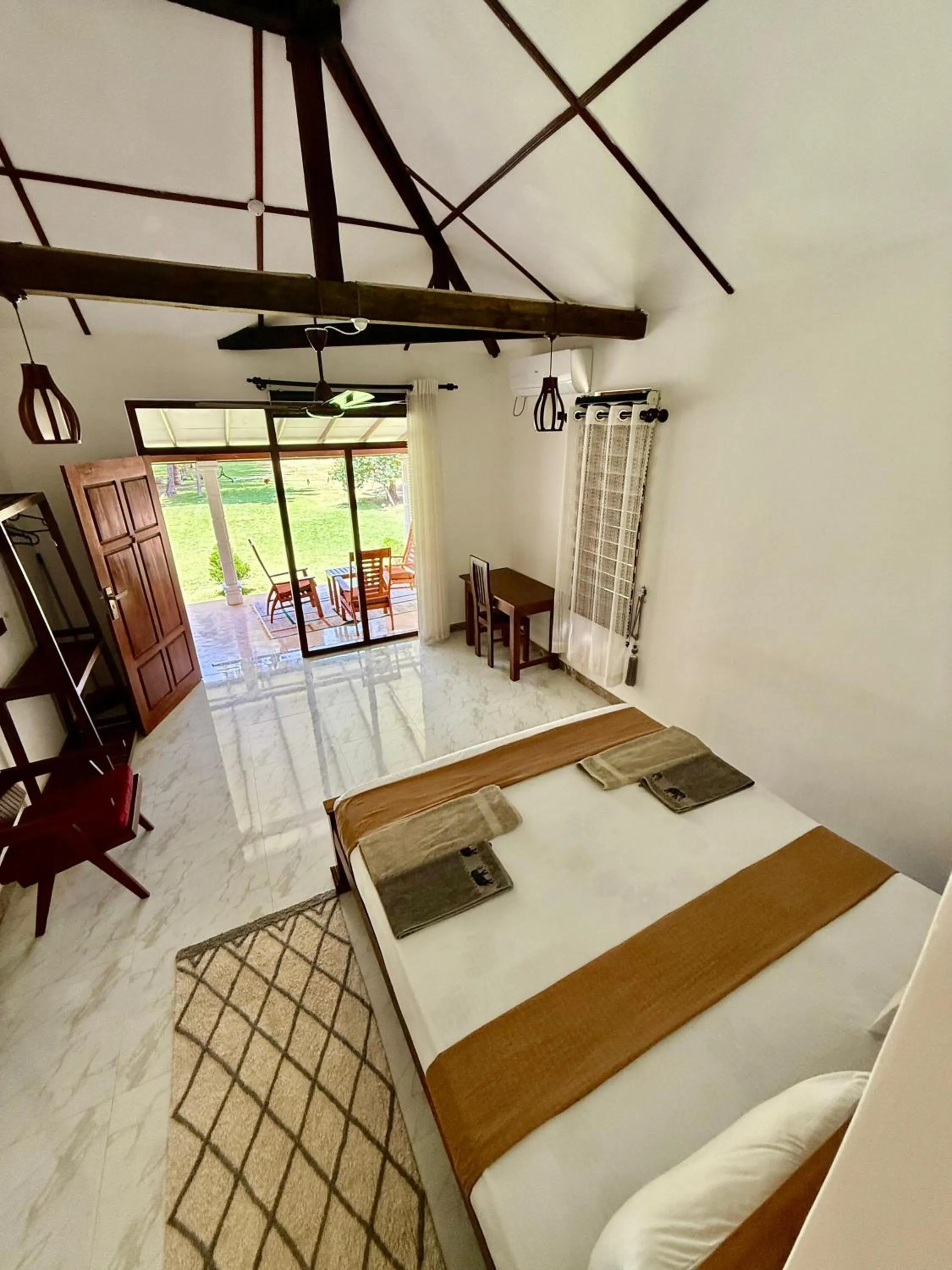 Bed in 108 Palms Beach Resort