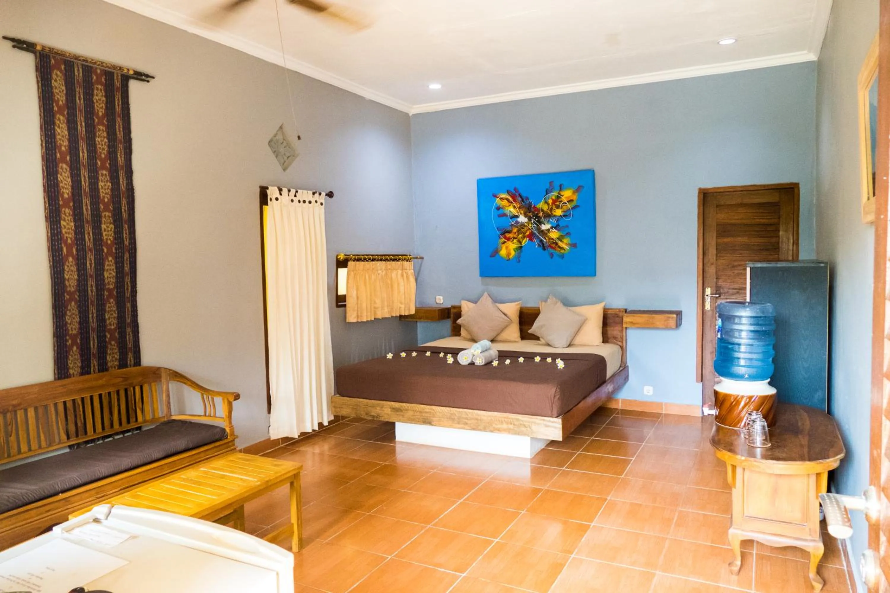 Photo of the whole room, Bed in Mandalika Cottage
