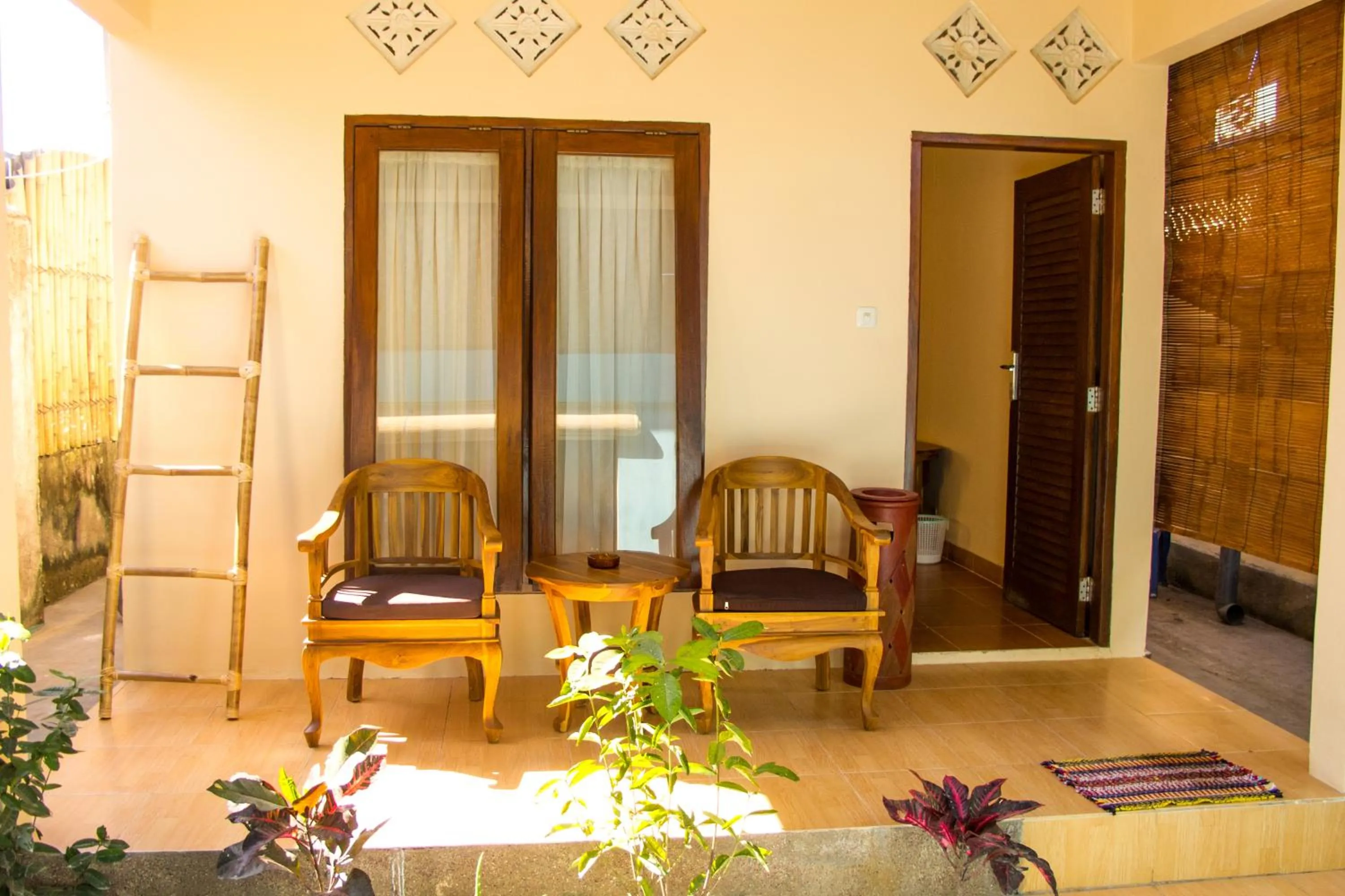 Balcony/Terrace in Mandalika Cottage
