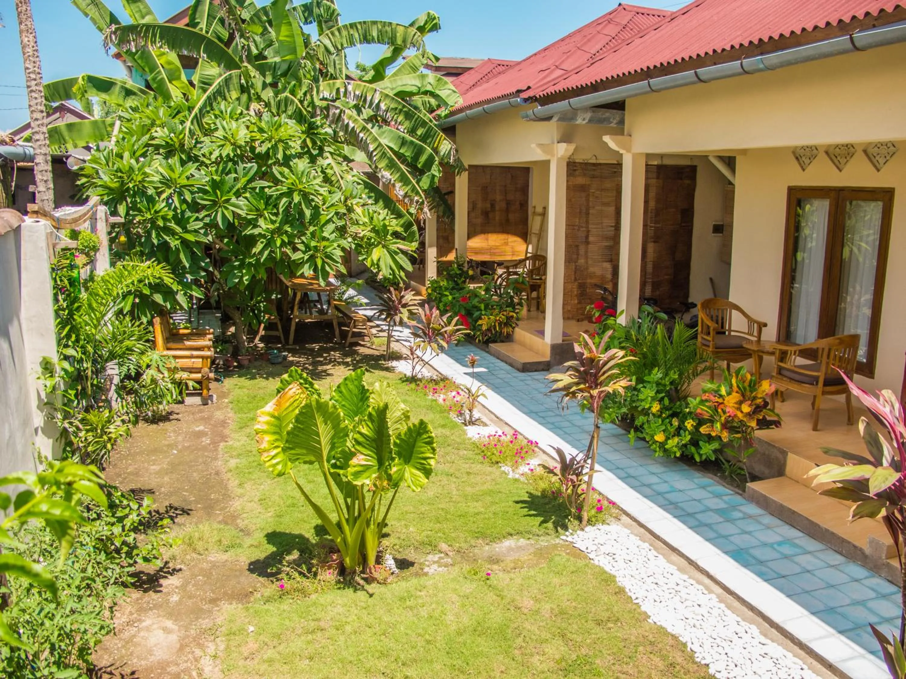 Garden in Mandalika Cottage
