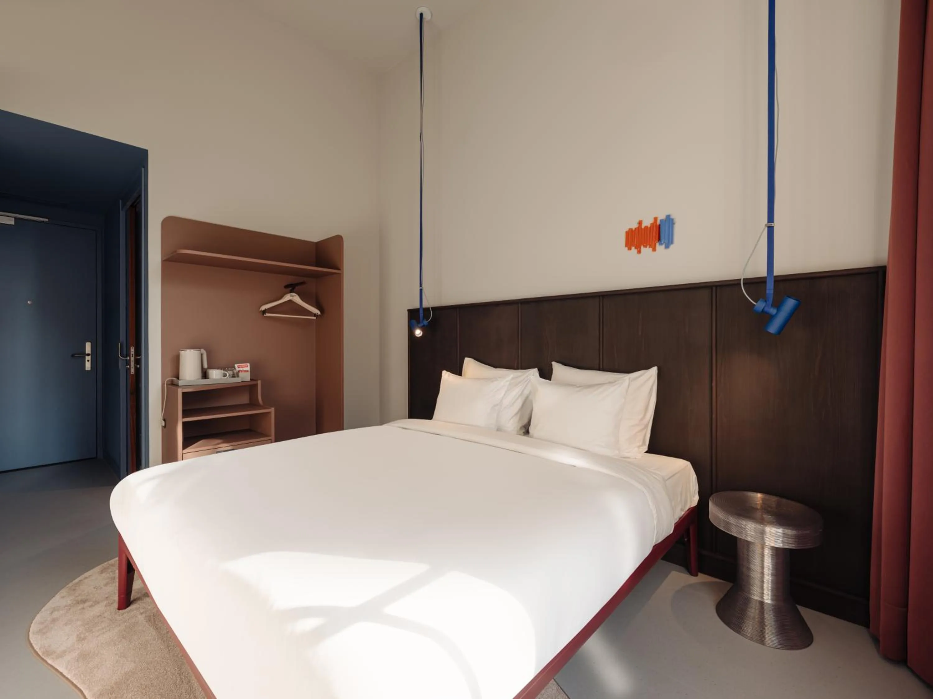 Bed in Conscious Hotel Oudegracht