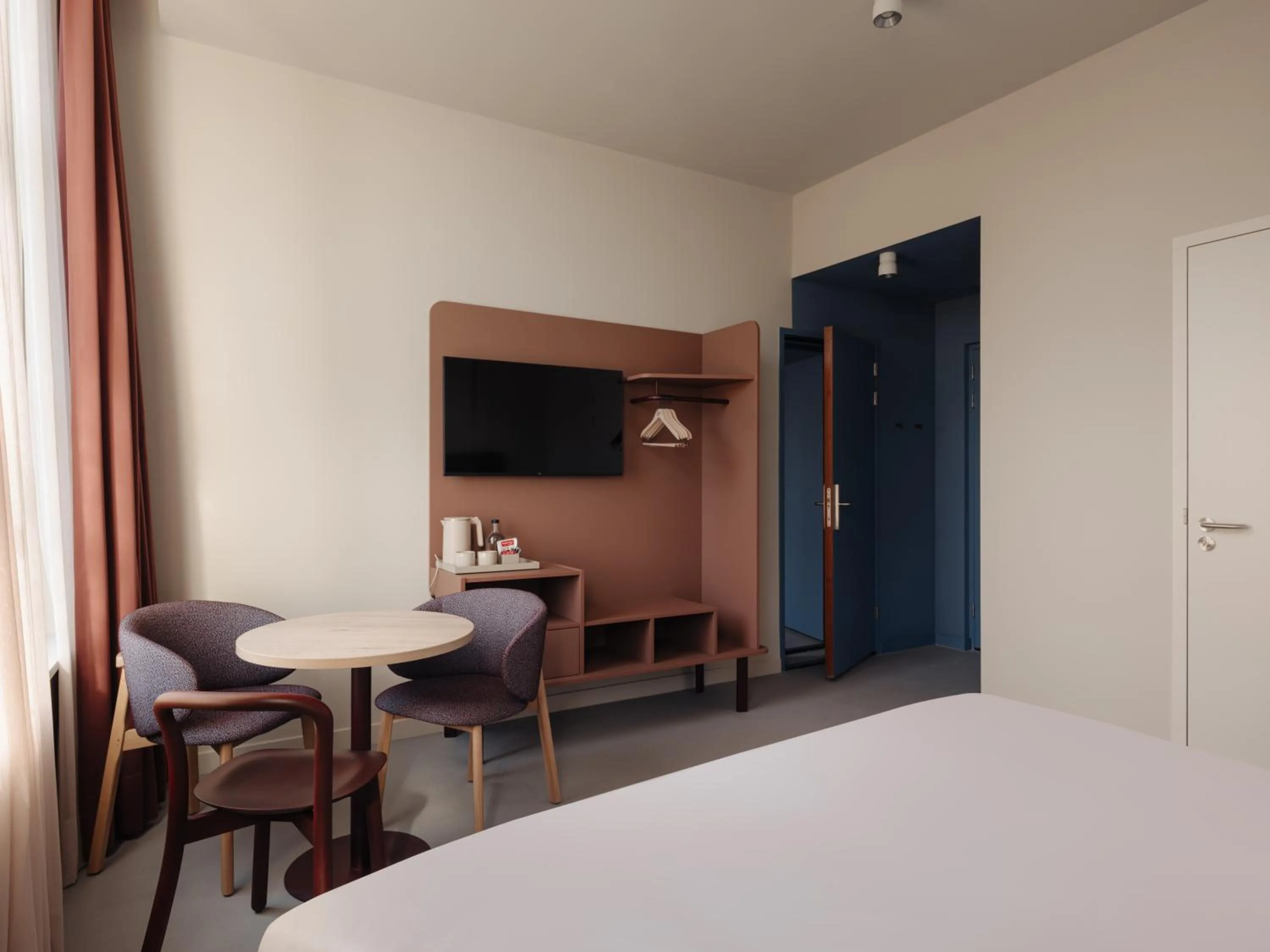 Bed in Conscious Hotel Oudegracht