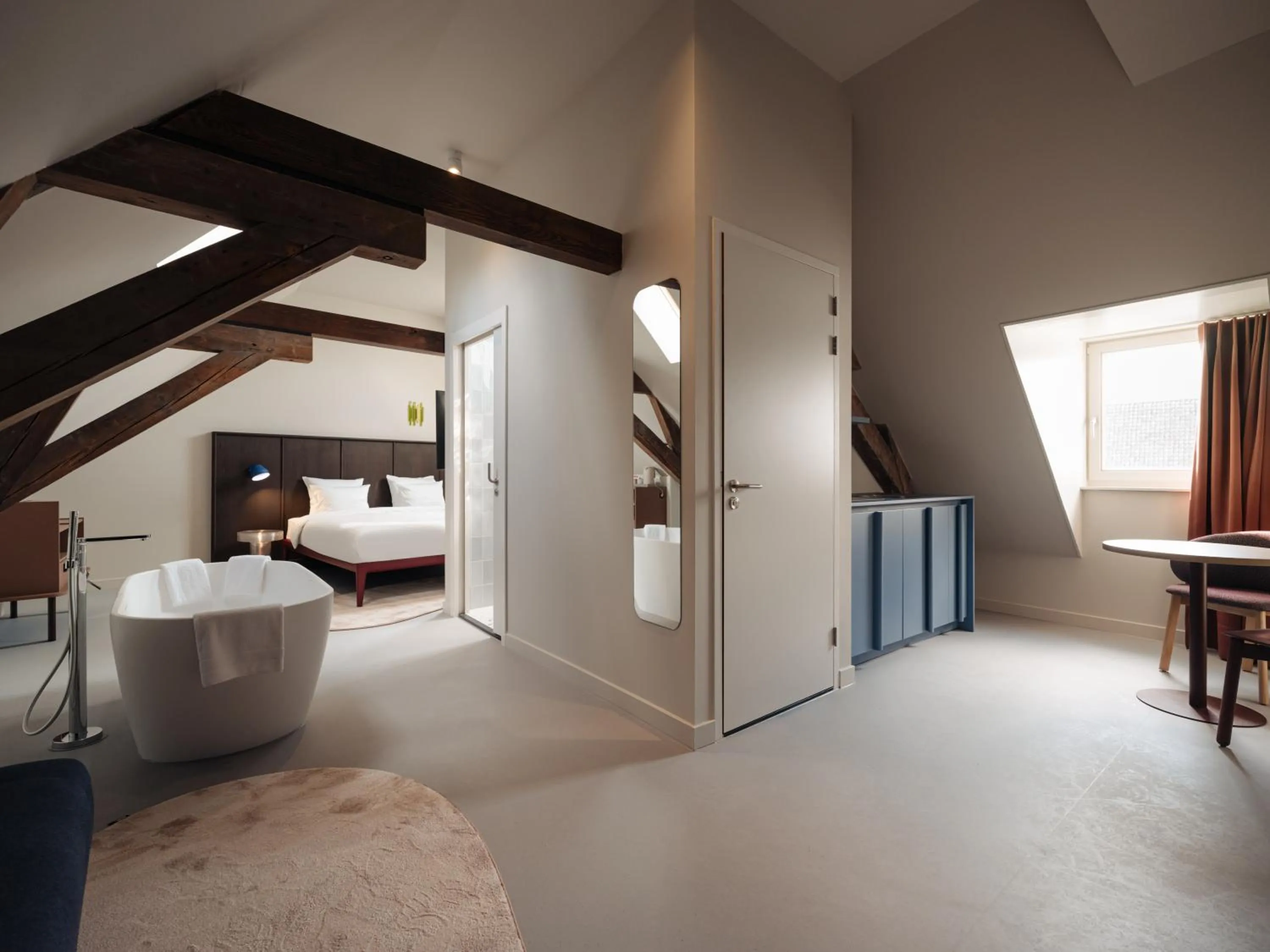 Bed in Conscious Hotel Oudegracht