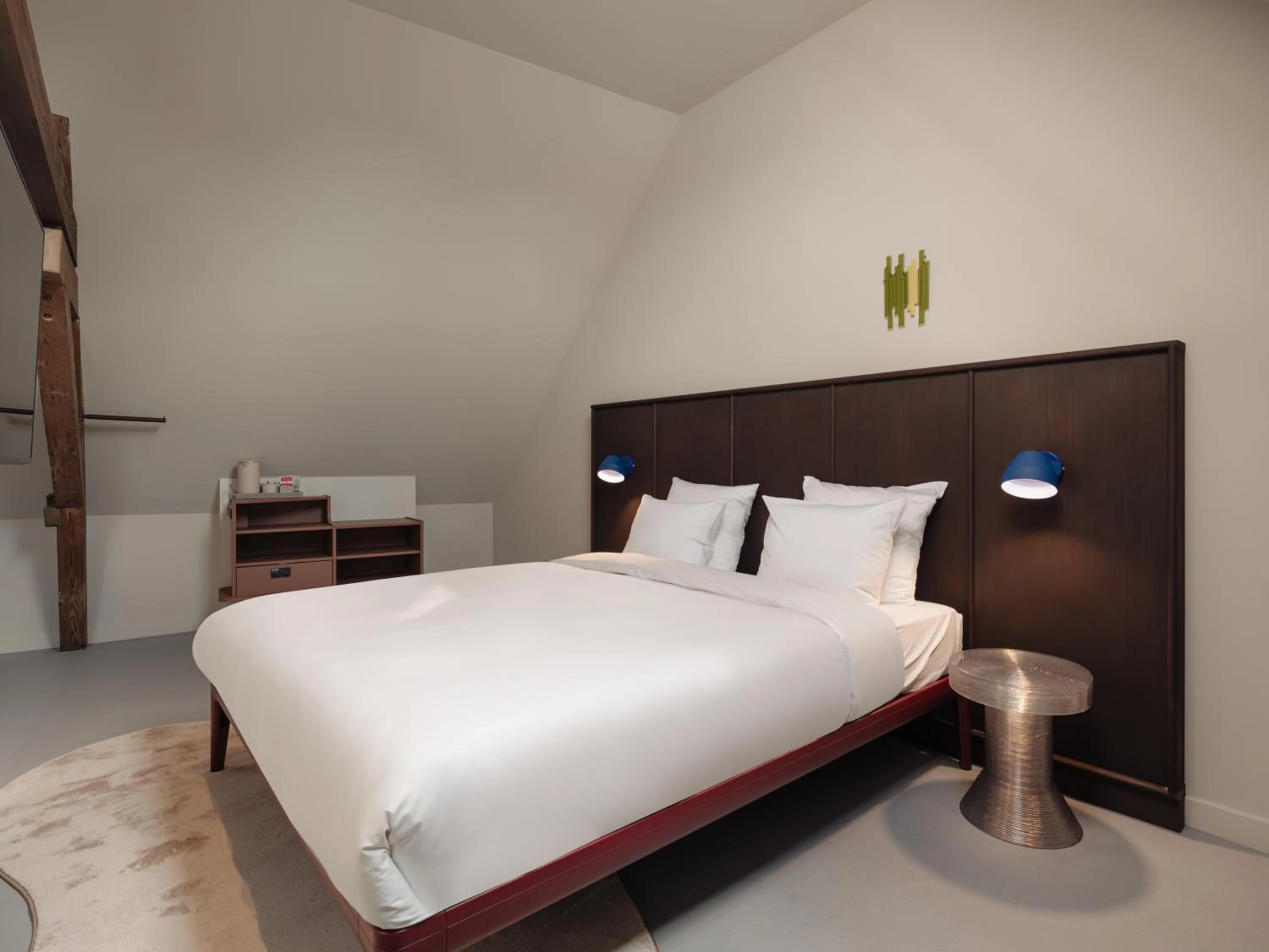 Bed in Conscious Hotel Oudegracht