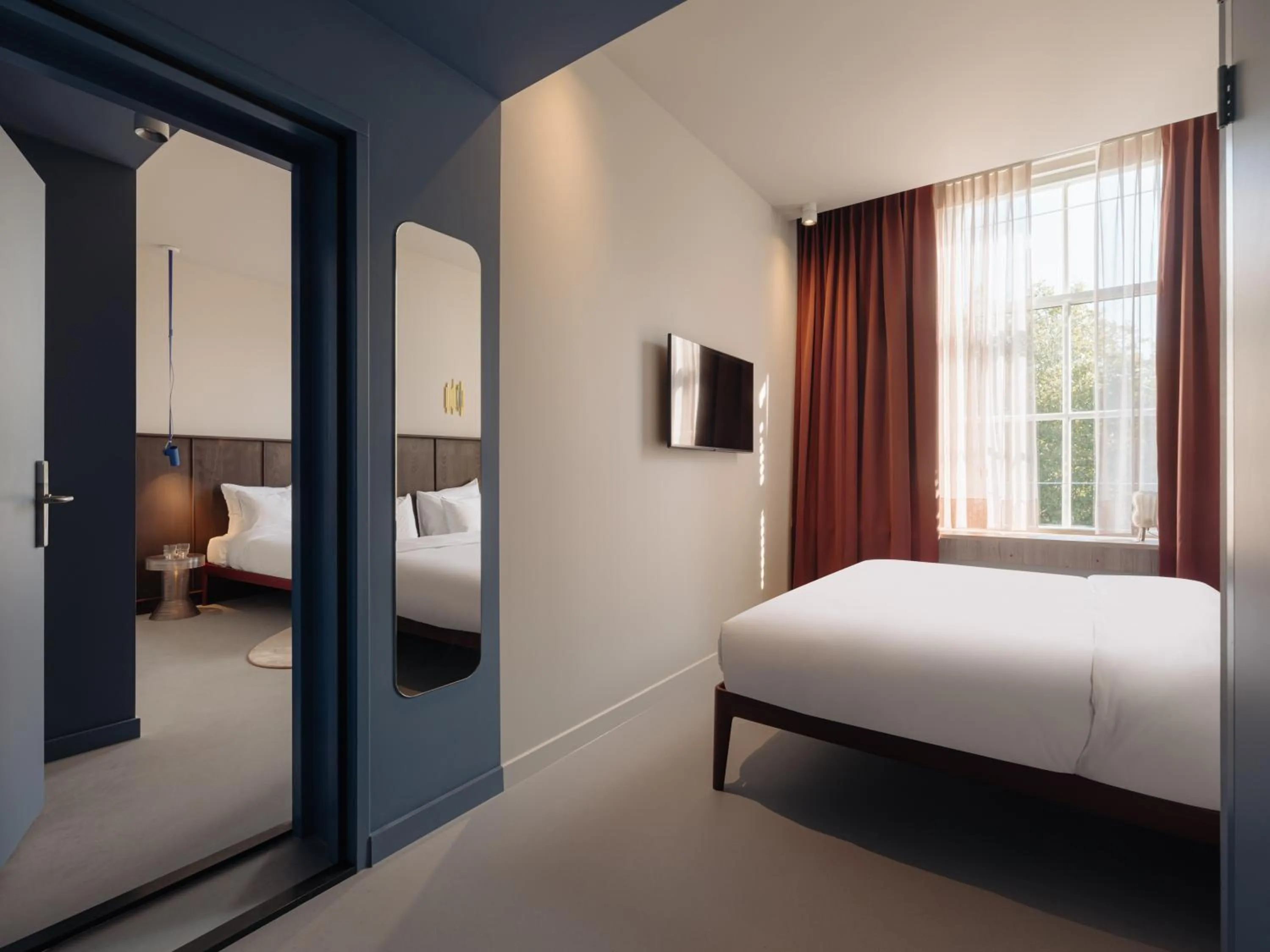 Bed in Conscious Hotel Oudegracht