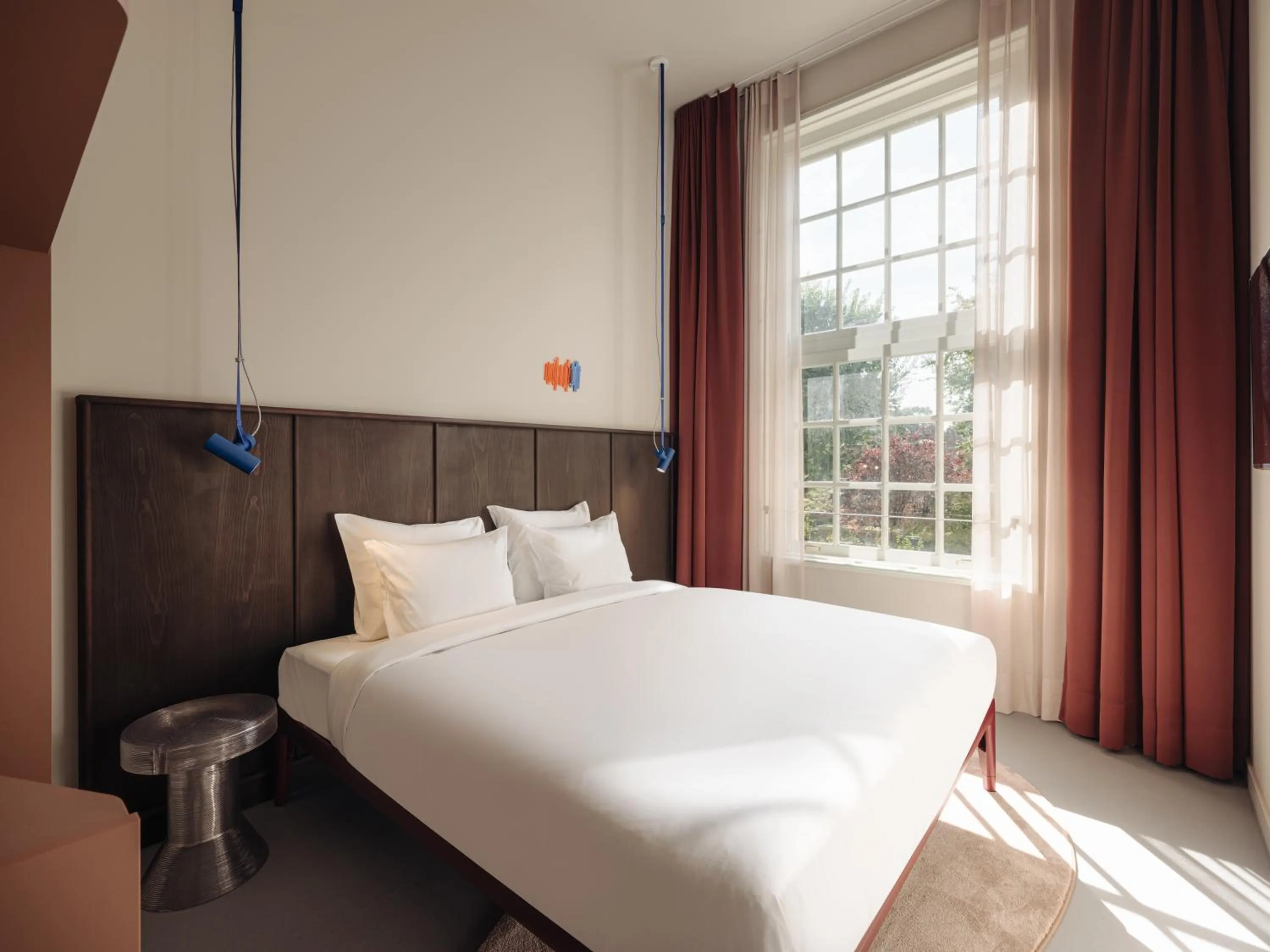 Bed in Conscious Hotel Oudegracht