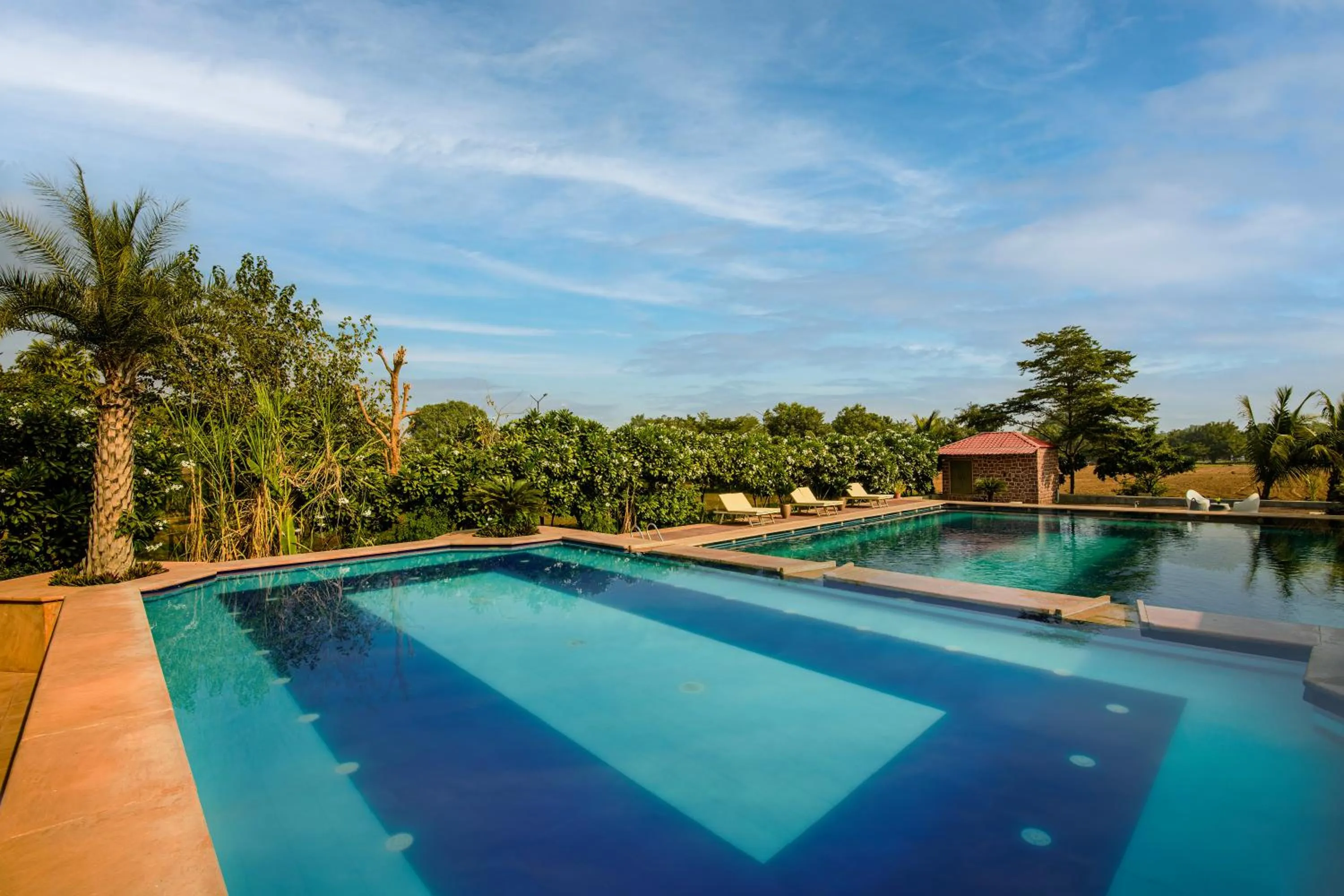 Pool view in Deora Resort and Hotel