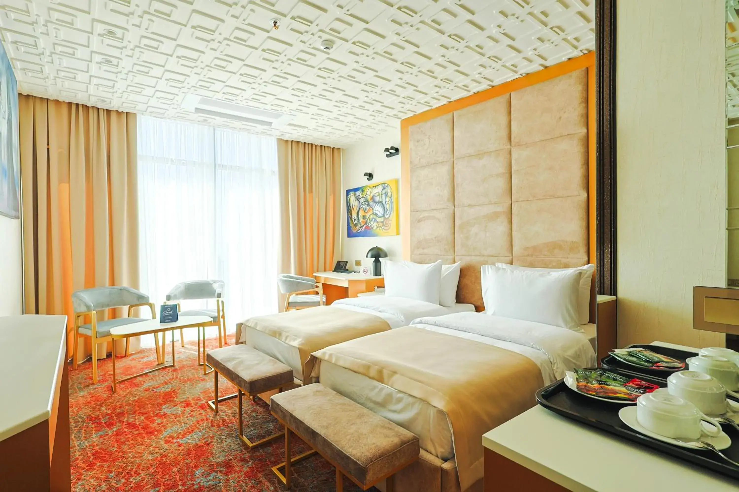 Deluxe Twin Room - single occupancy in Carat Hotel Yerevan Deluxe Twin Room - single occupancy in Carat Hotel Yerevan