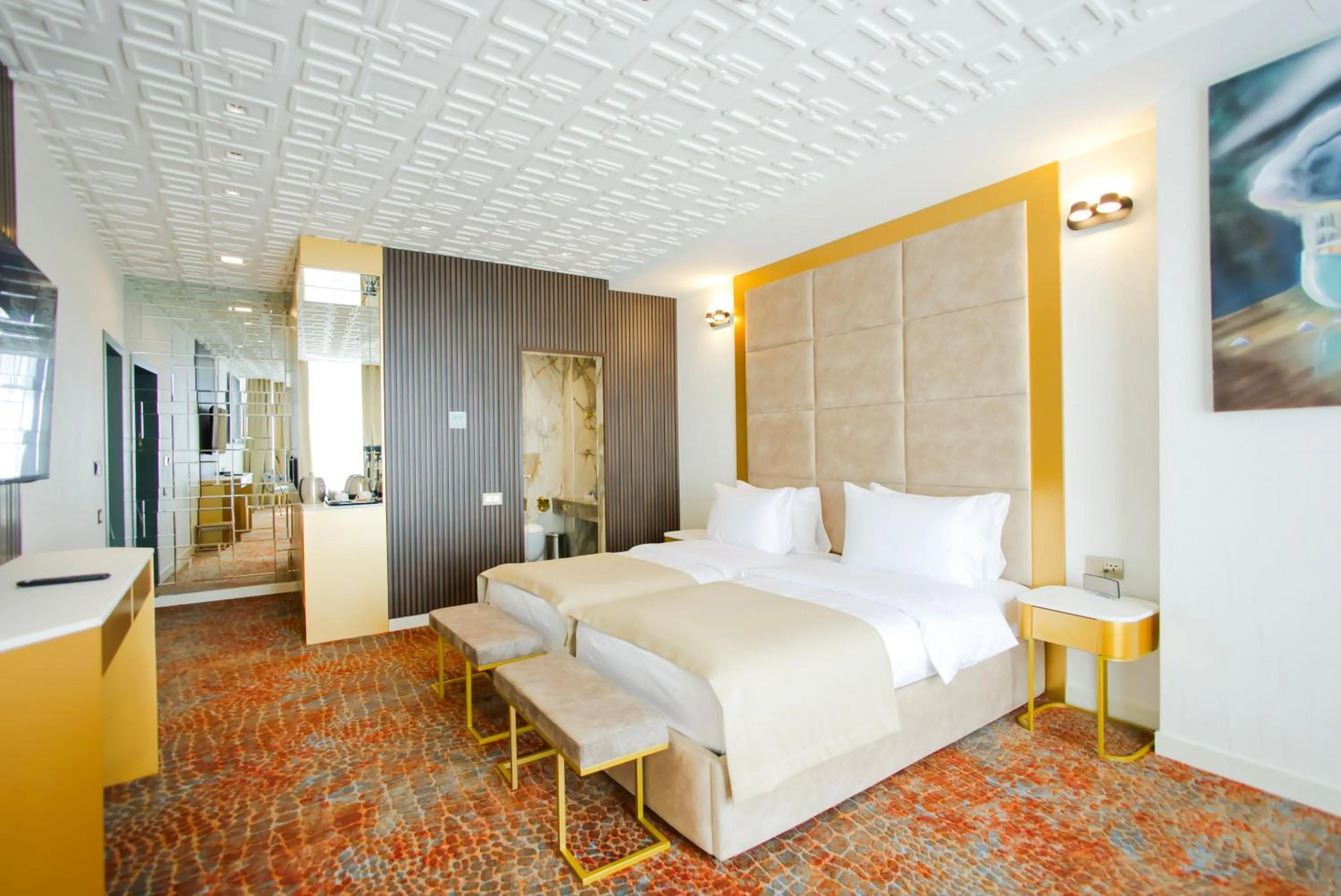 Photo of the whole room, Bed in Carat Hotel Yerevan