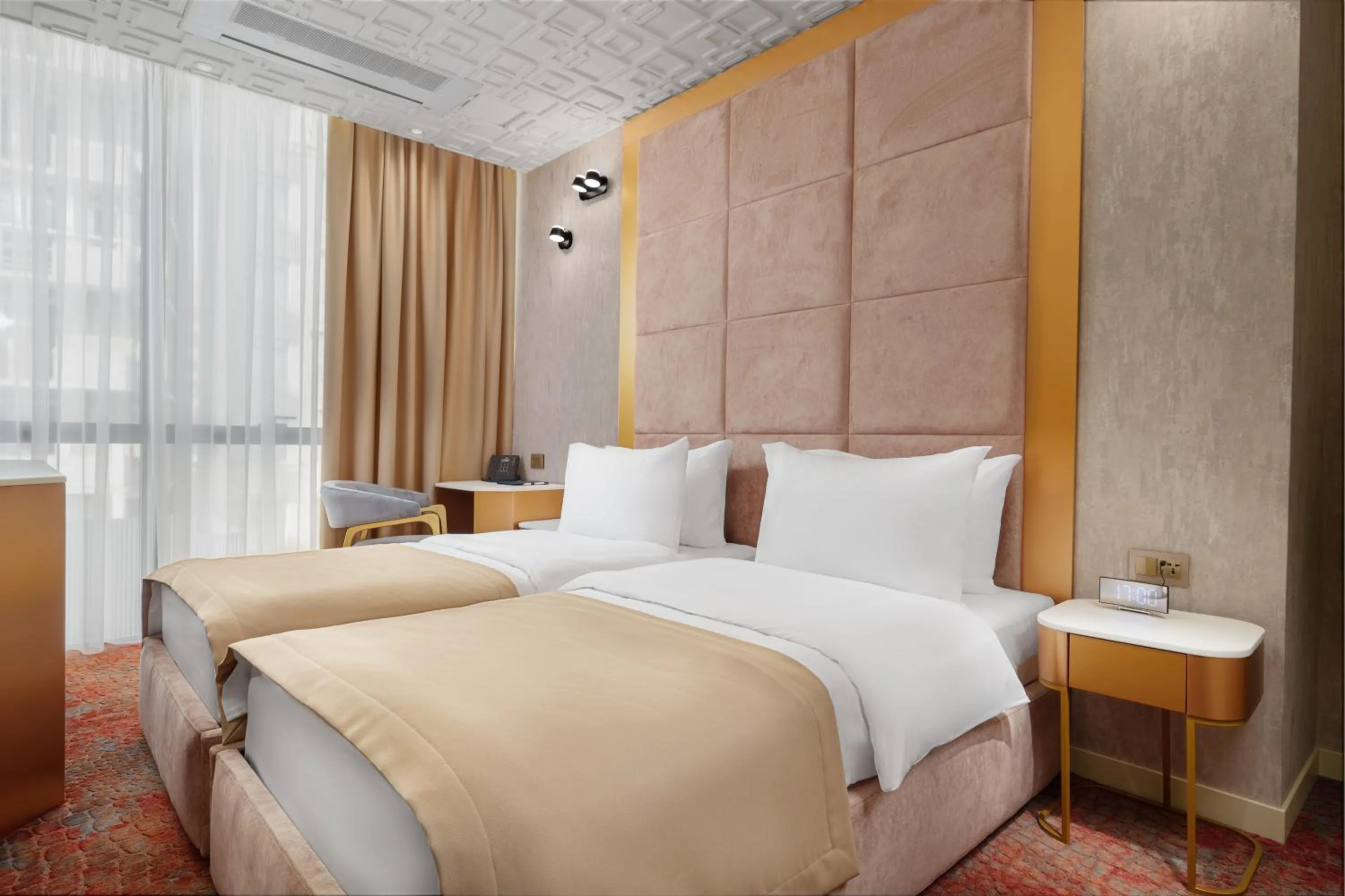 Bedroom, Bed in Carat Hotel Yerevan