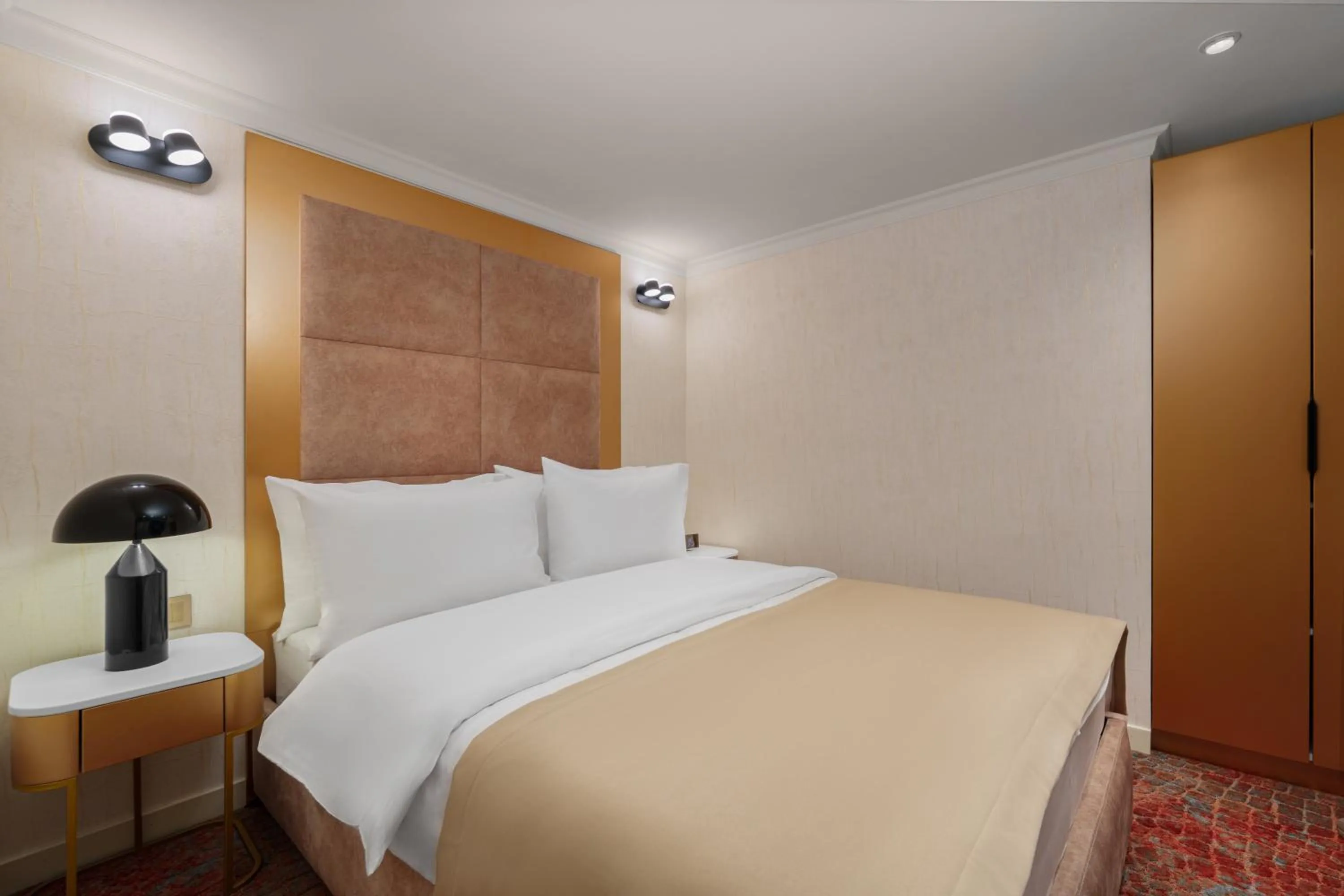 Bed in Carat Hotel Yerevan