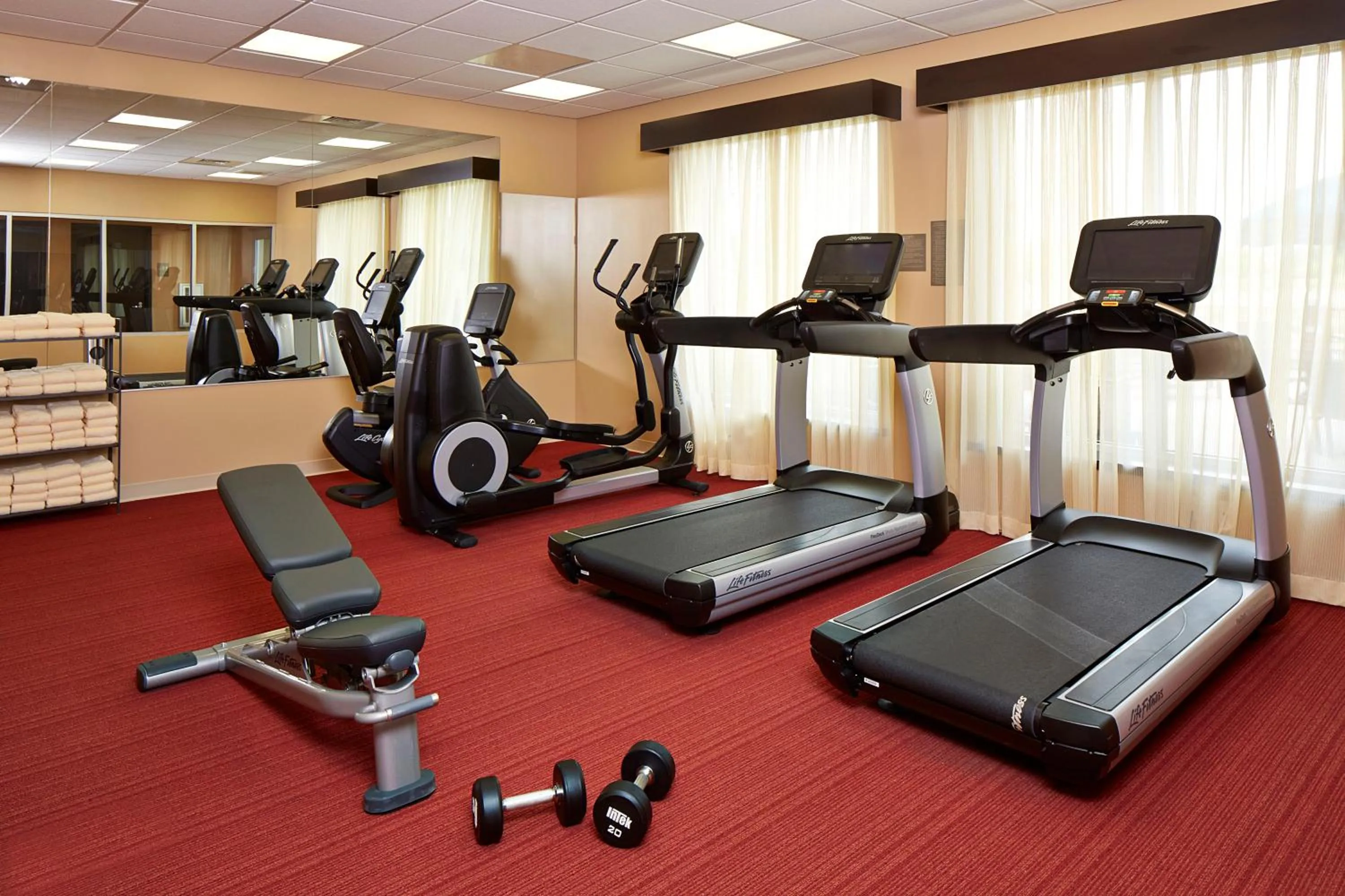 Fitness centre/facilities in Hyatt Place Lansing-East