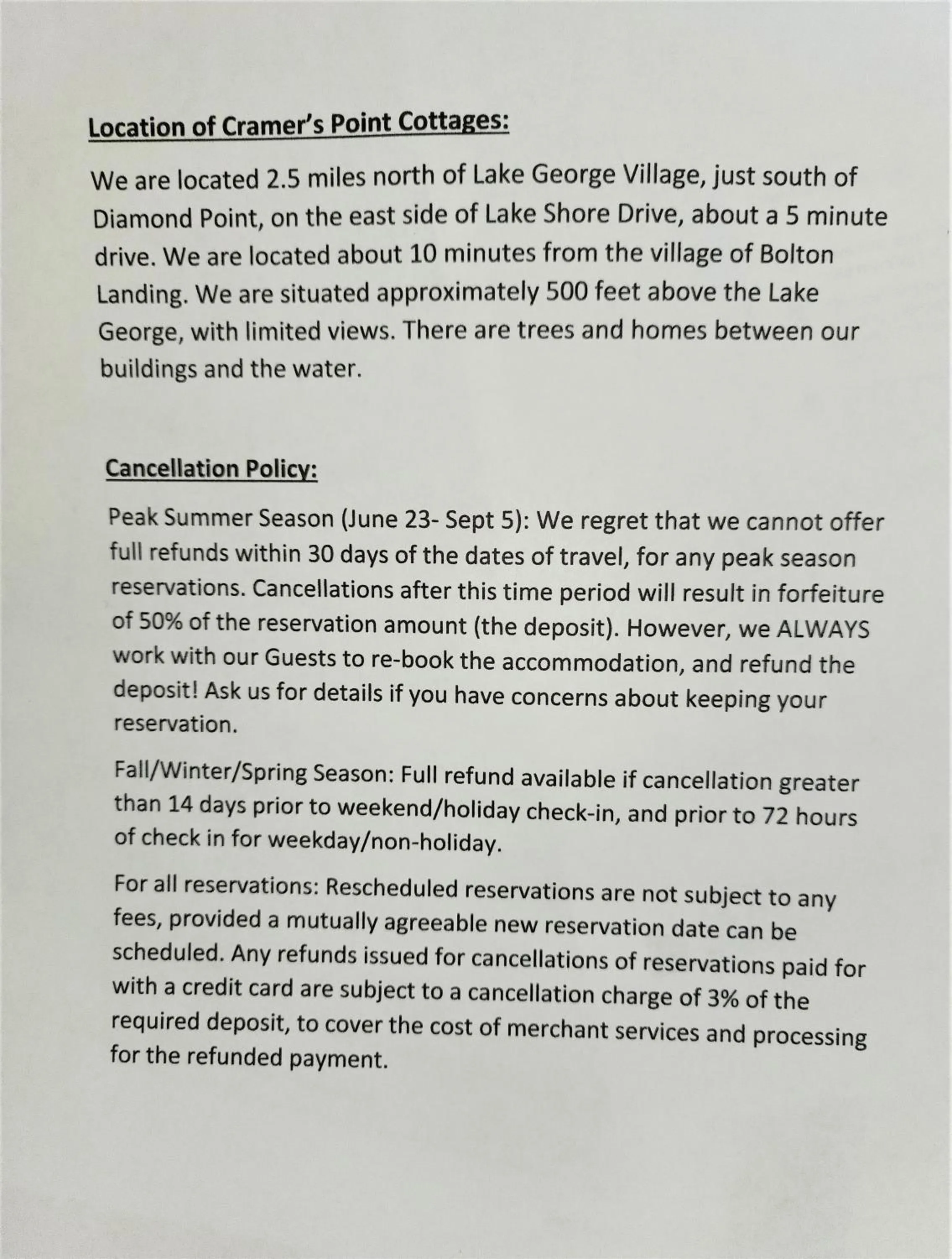 Cramers Point Lake Breeze