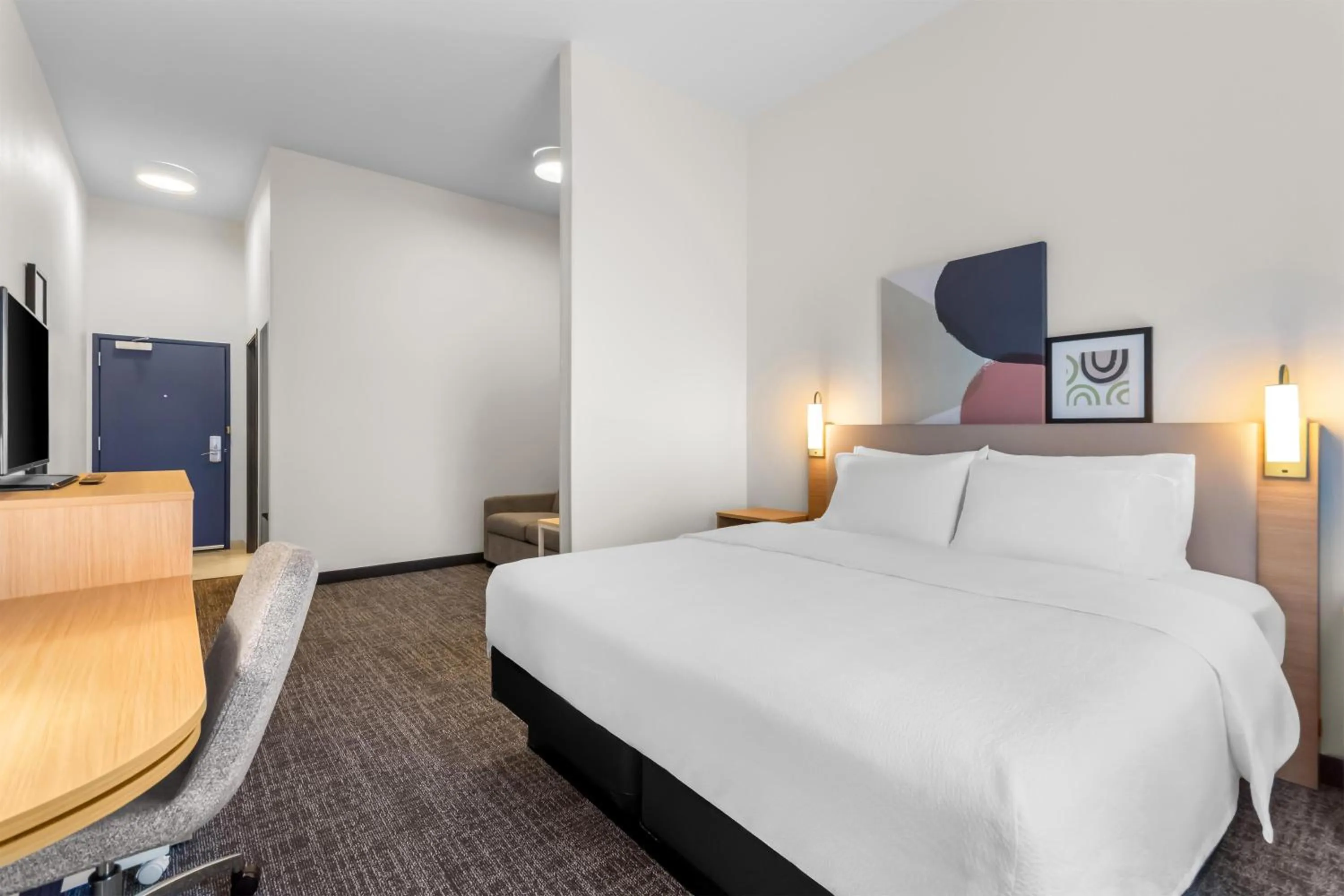 Living room, Bed in Spark by Hilton Dothan