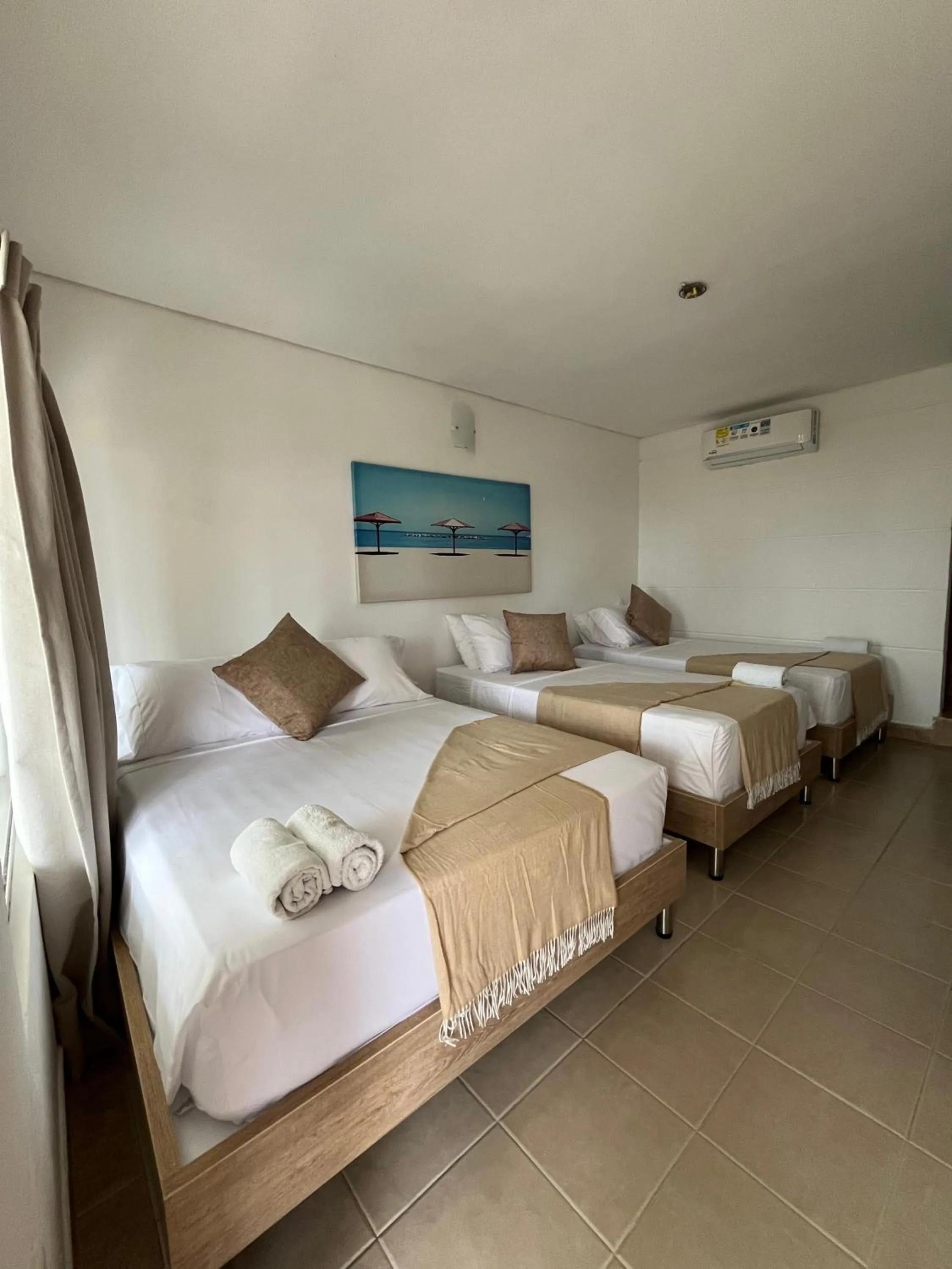 Bed in Hotel La Fragata