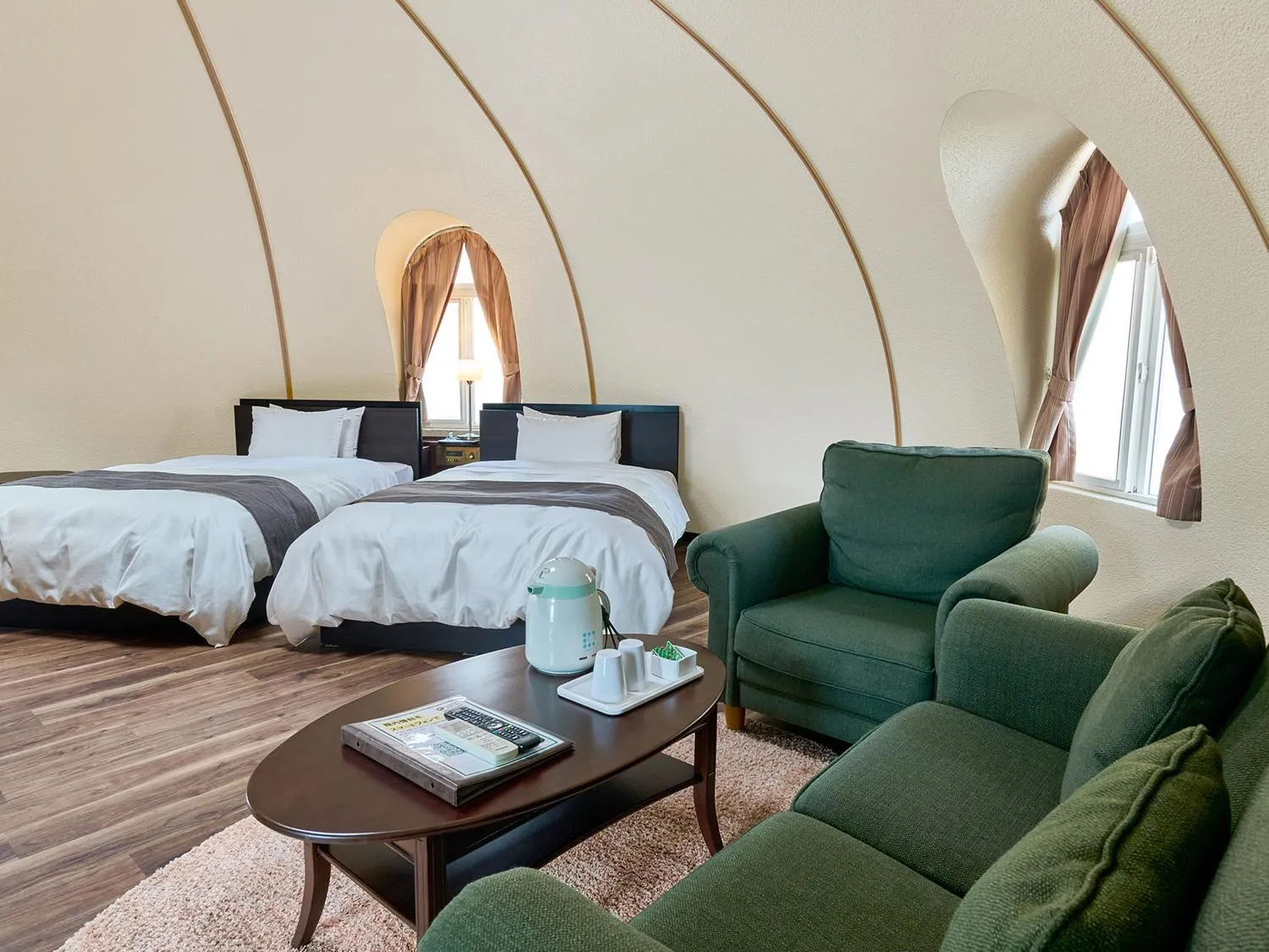 Photo of the whole room, Bed in Aso Farm Land