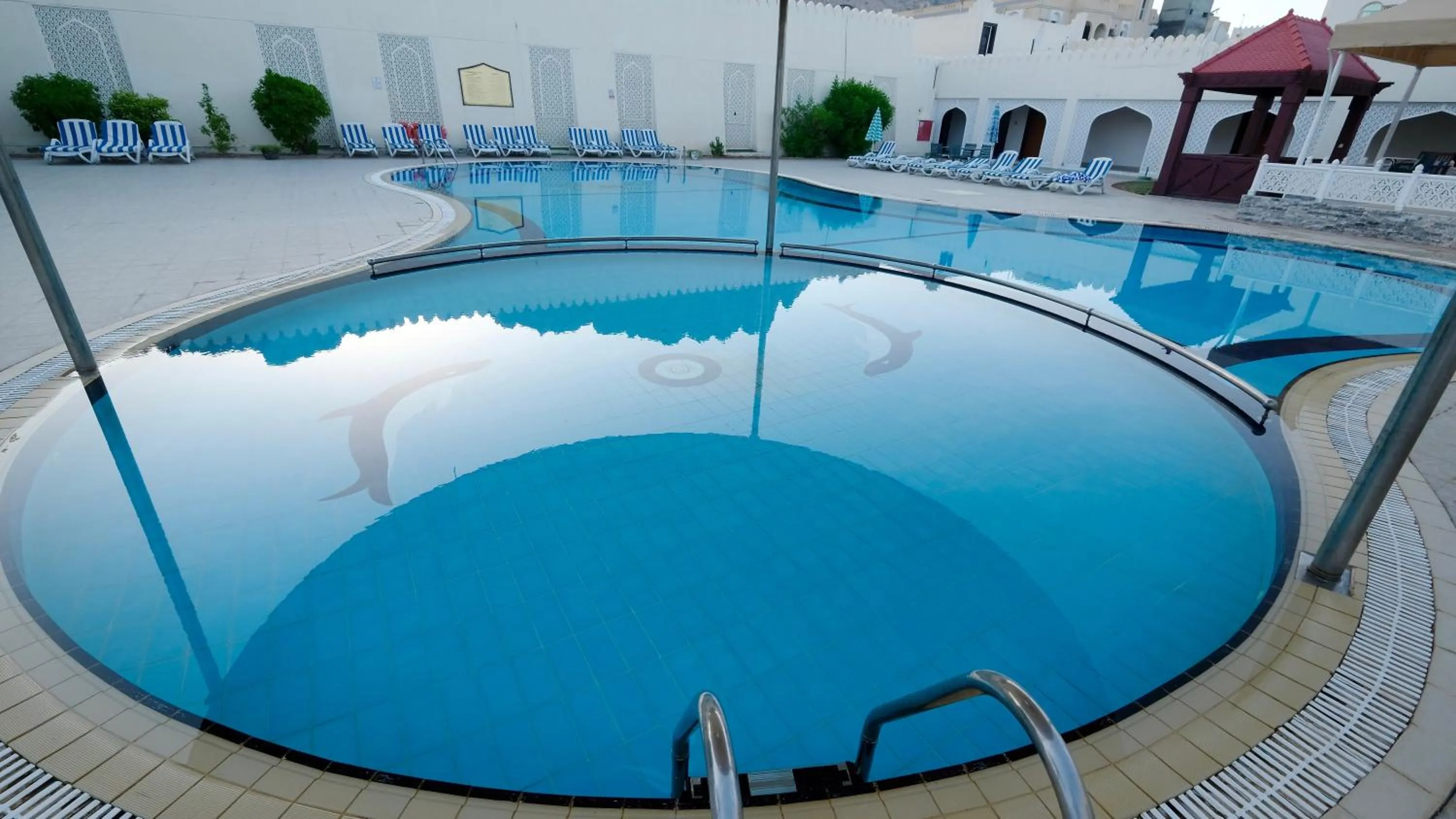 Pool view in Falaj Daris Hotel