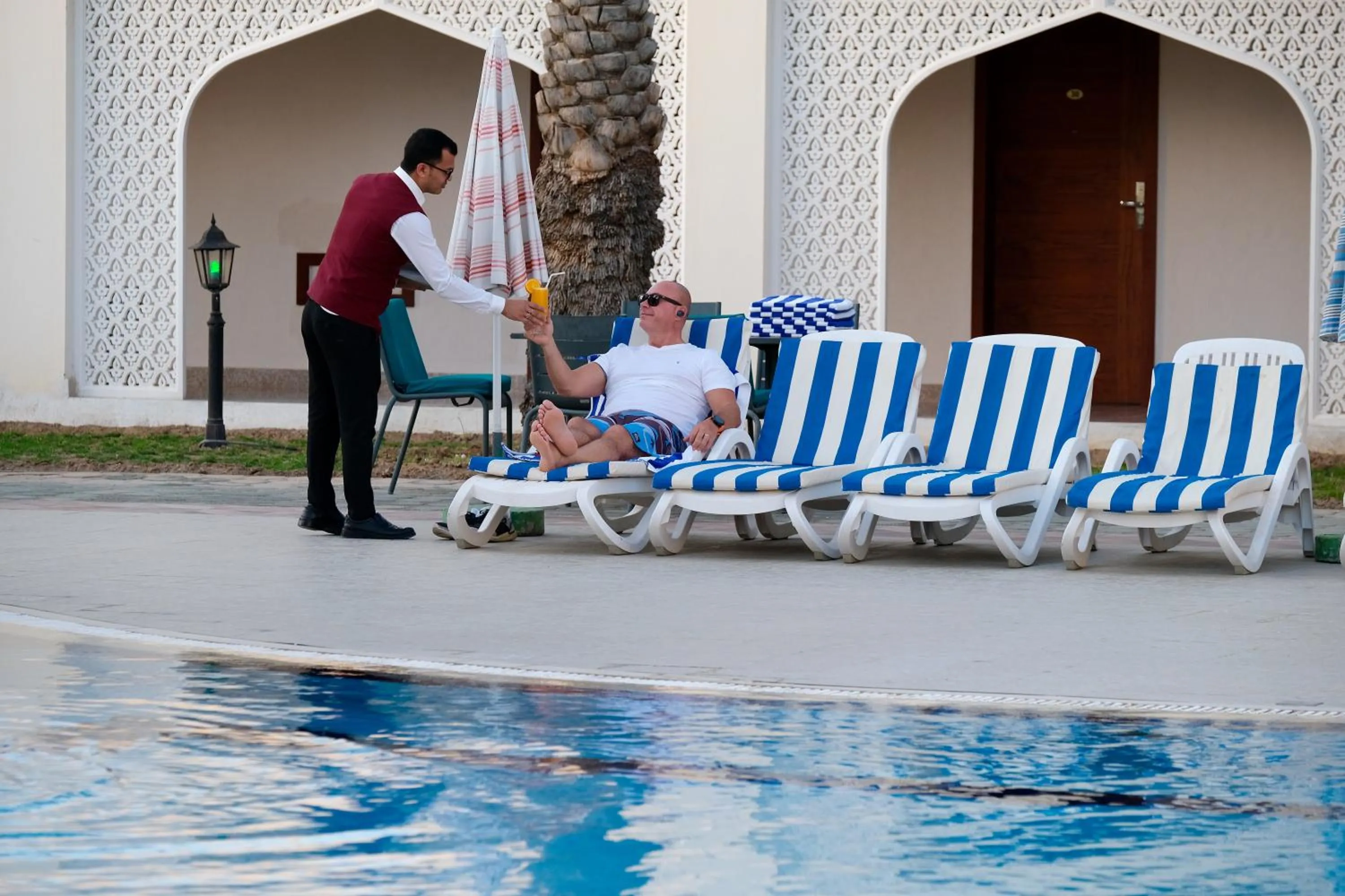 Guests in Falaj Daris Hotel