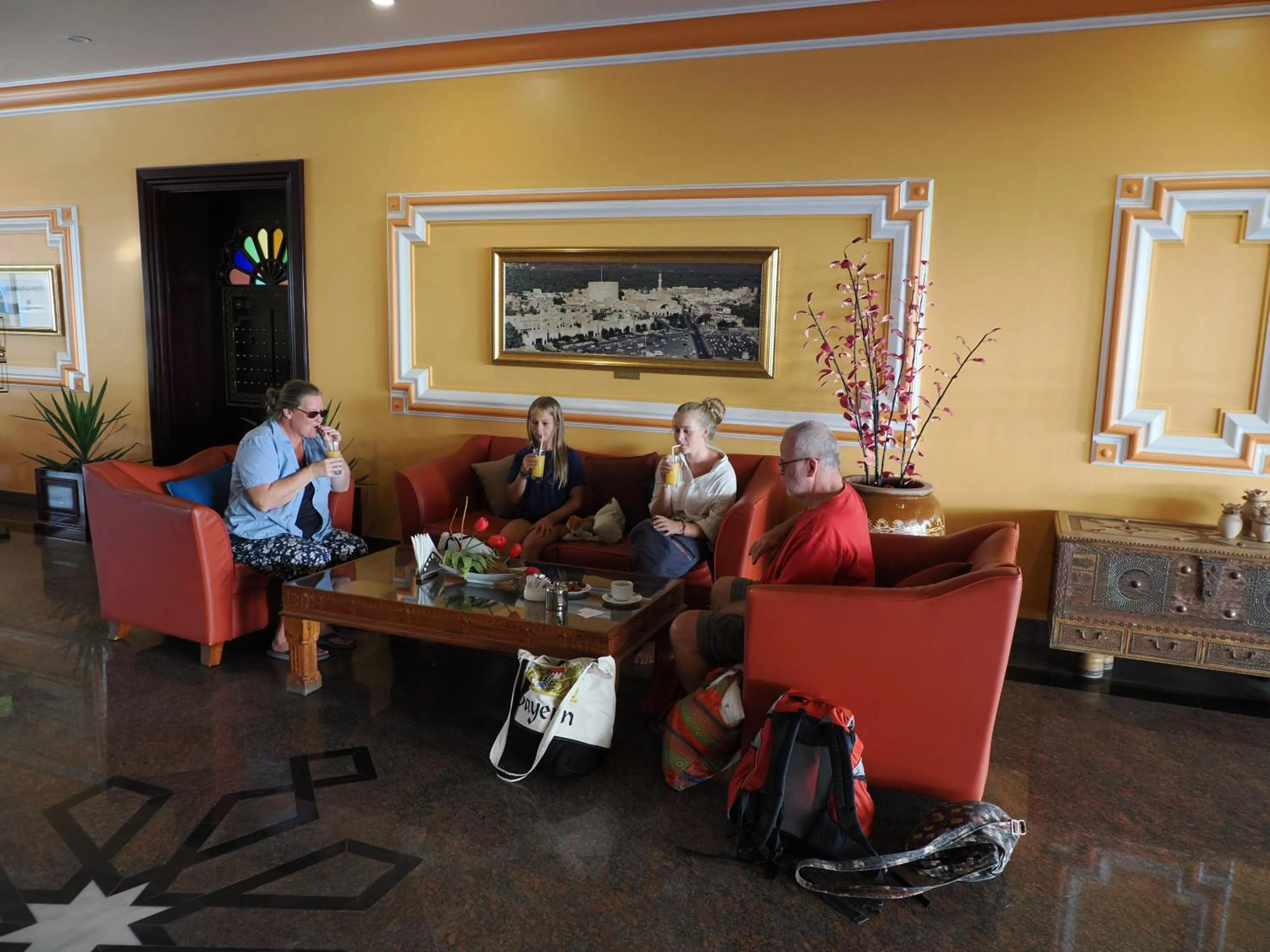 Living room in Falaj Daris Hotel