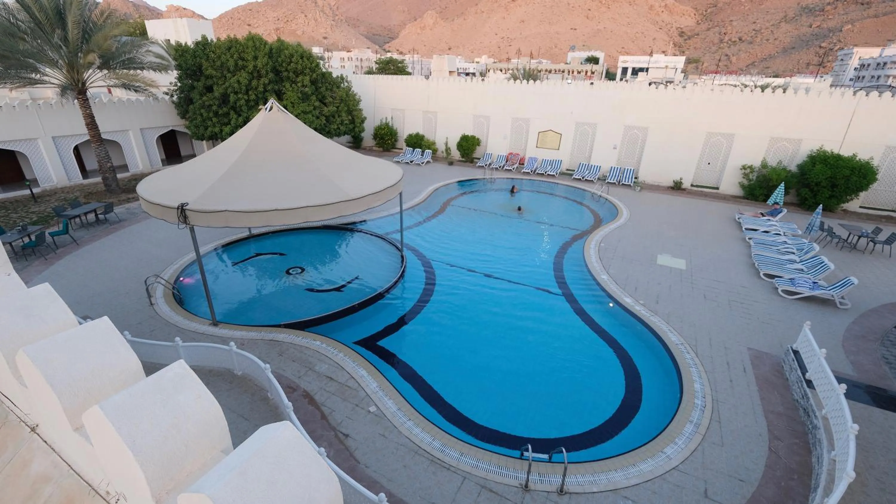 Pool view in Falaj Daris Hotel