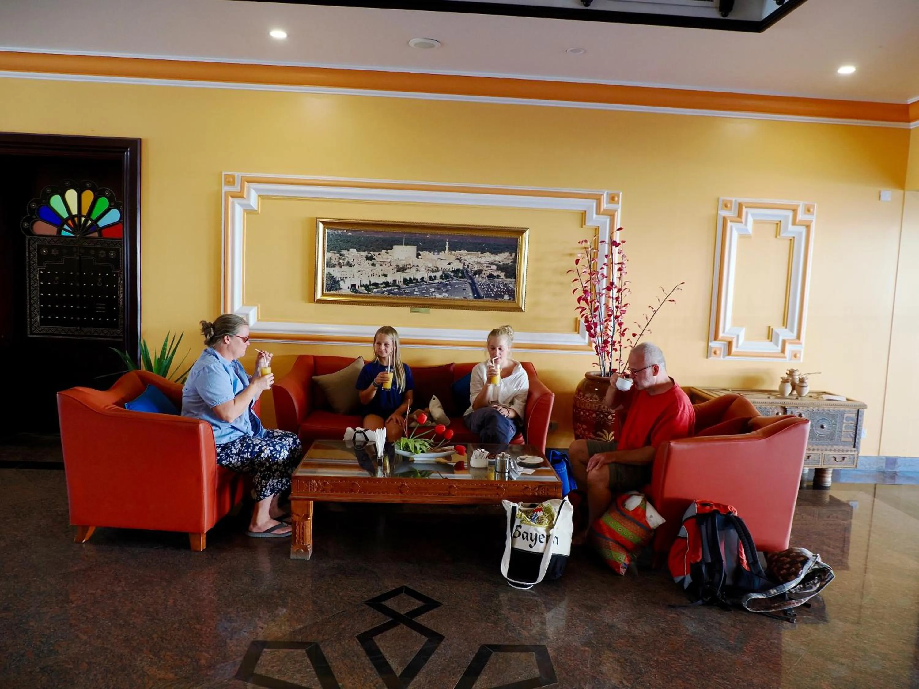 Living room in Falaj Daris Hotel