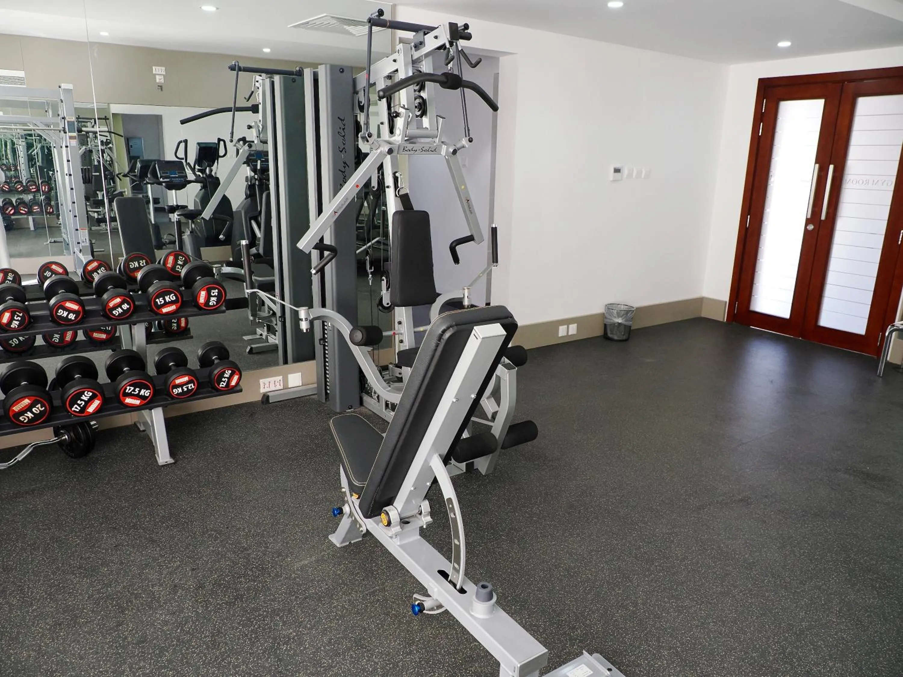 Fitness centre/facilities in Falaj Daris Hotel