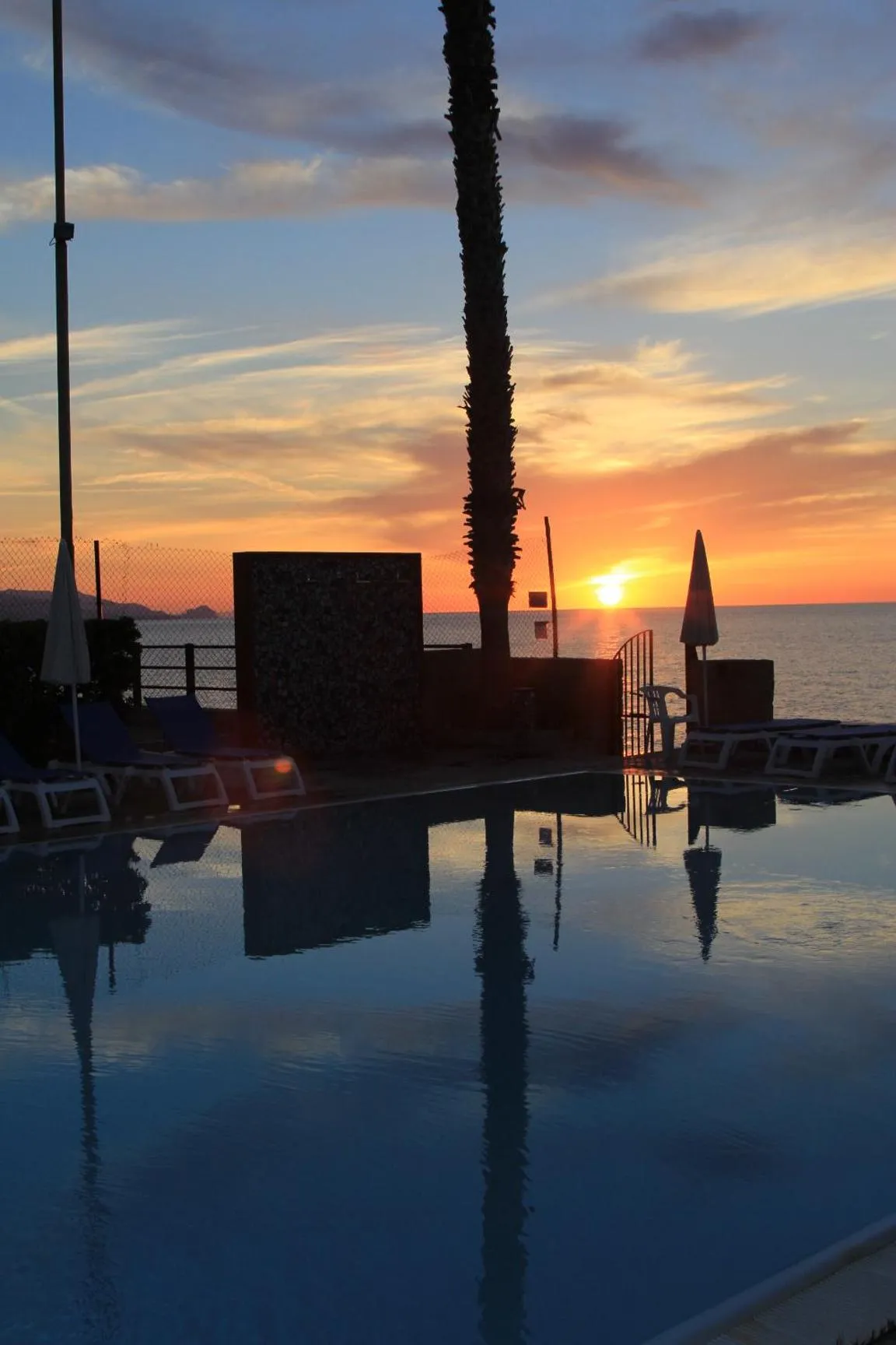 Pool view in Hotel Za Maria
