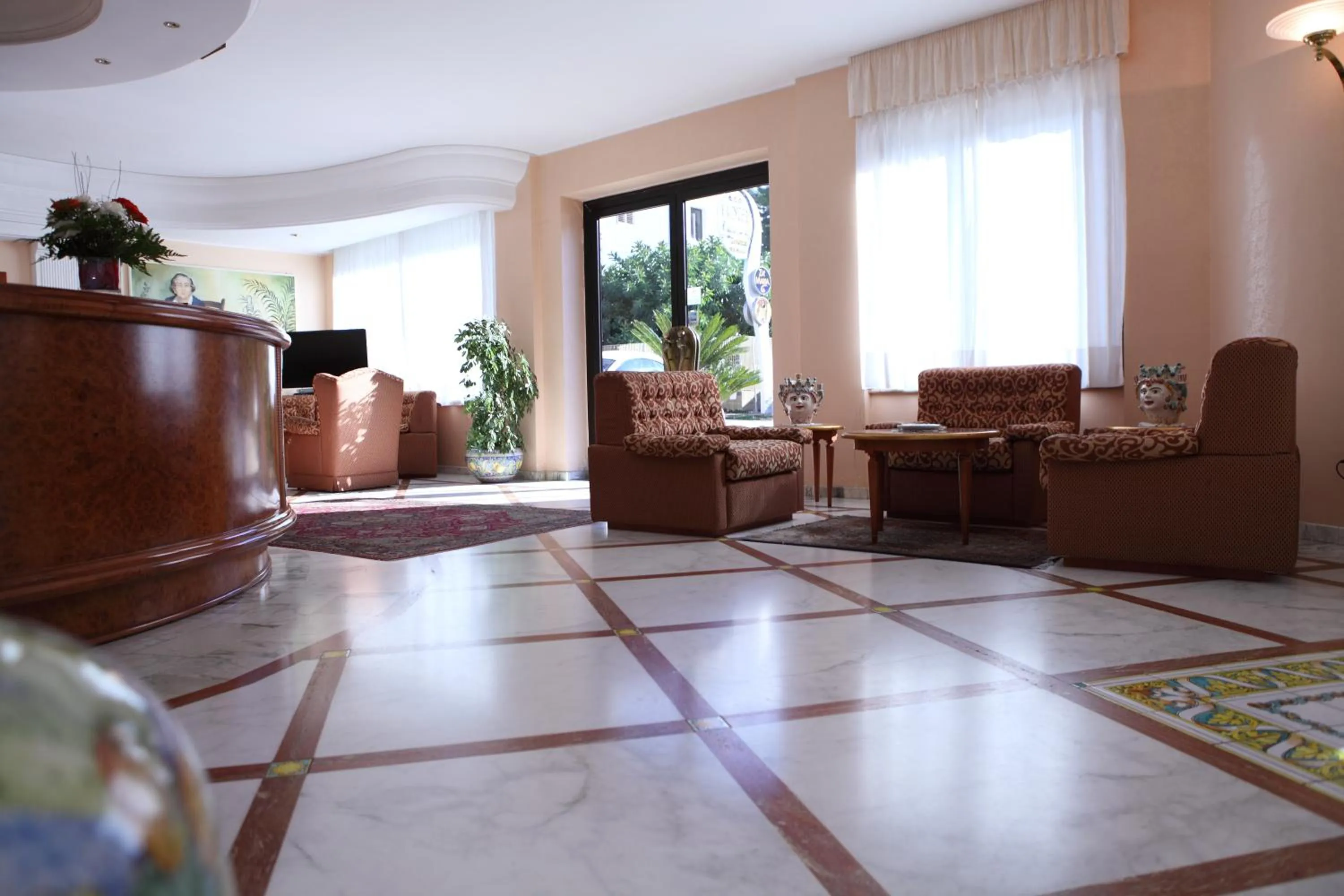 Lobby or reception in Hotel Za Maria