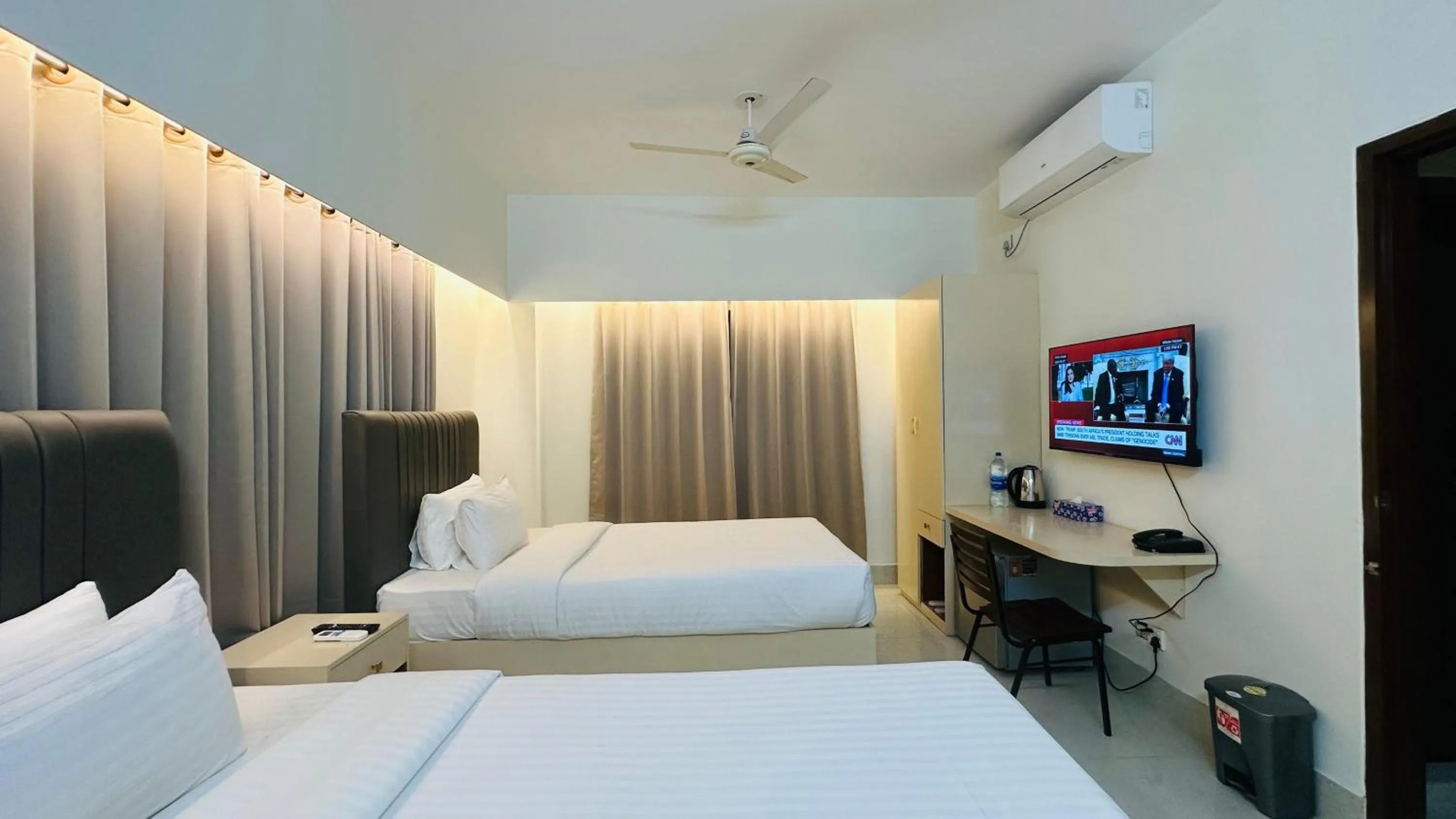 Bedroom, Bed in Royal Regent Suites Dhaka