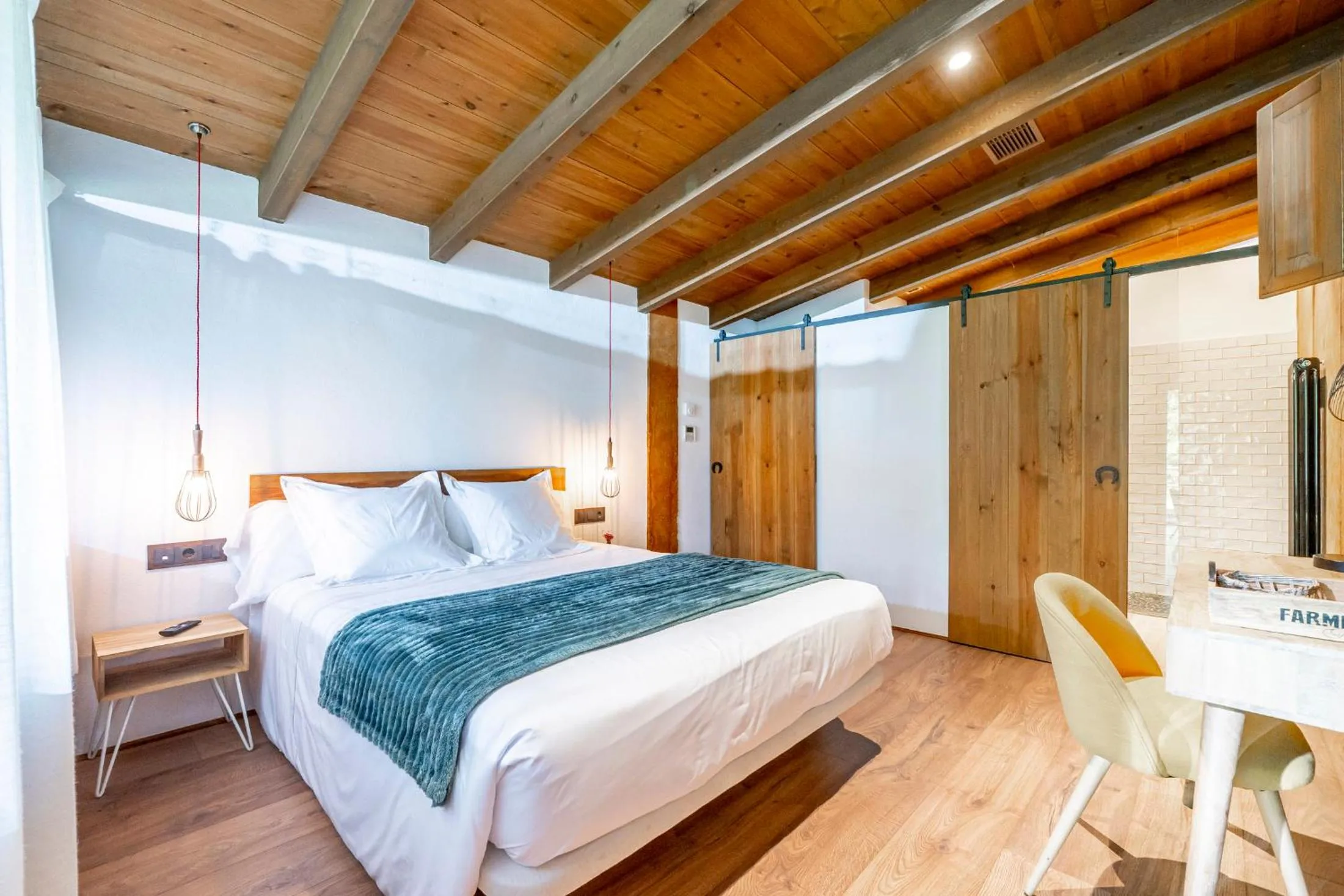 Bed in Hotel Mas la Ferreria