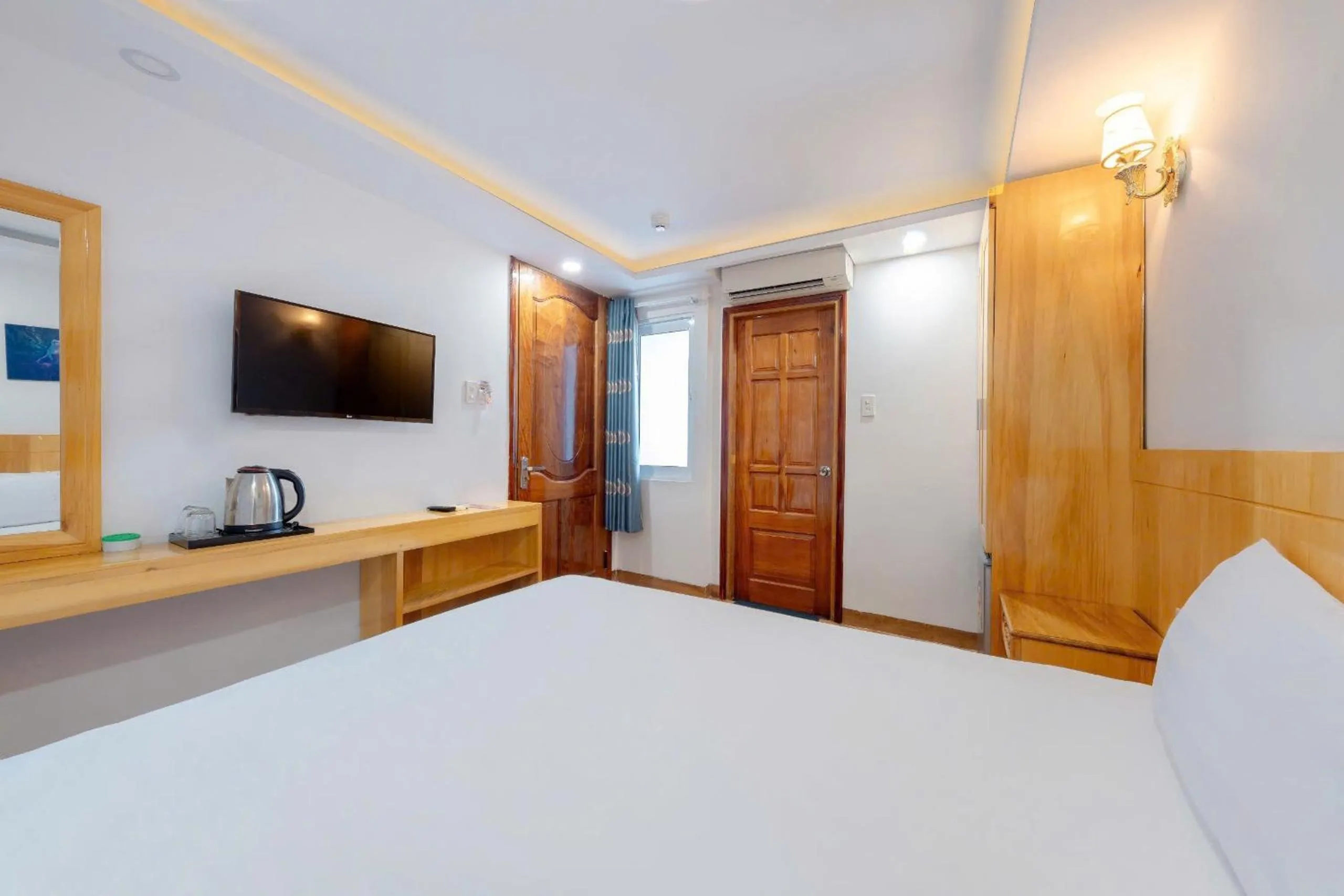 Bed in Hằng Nga Hotel