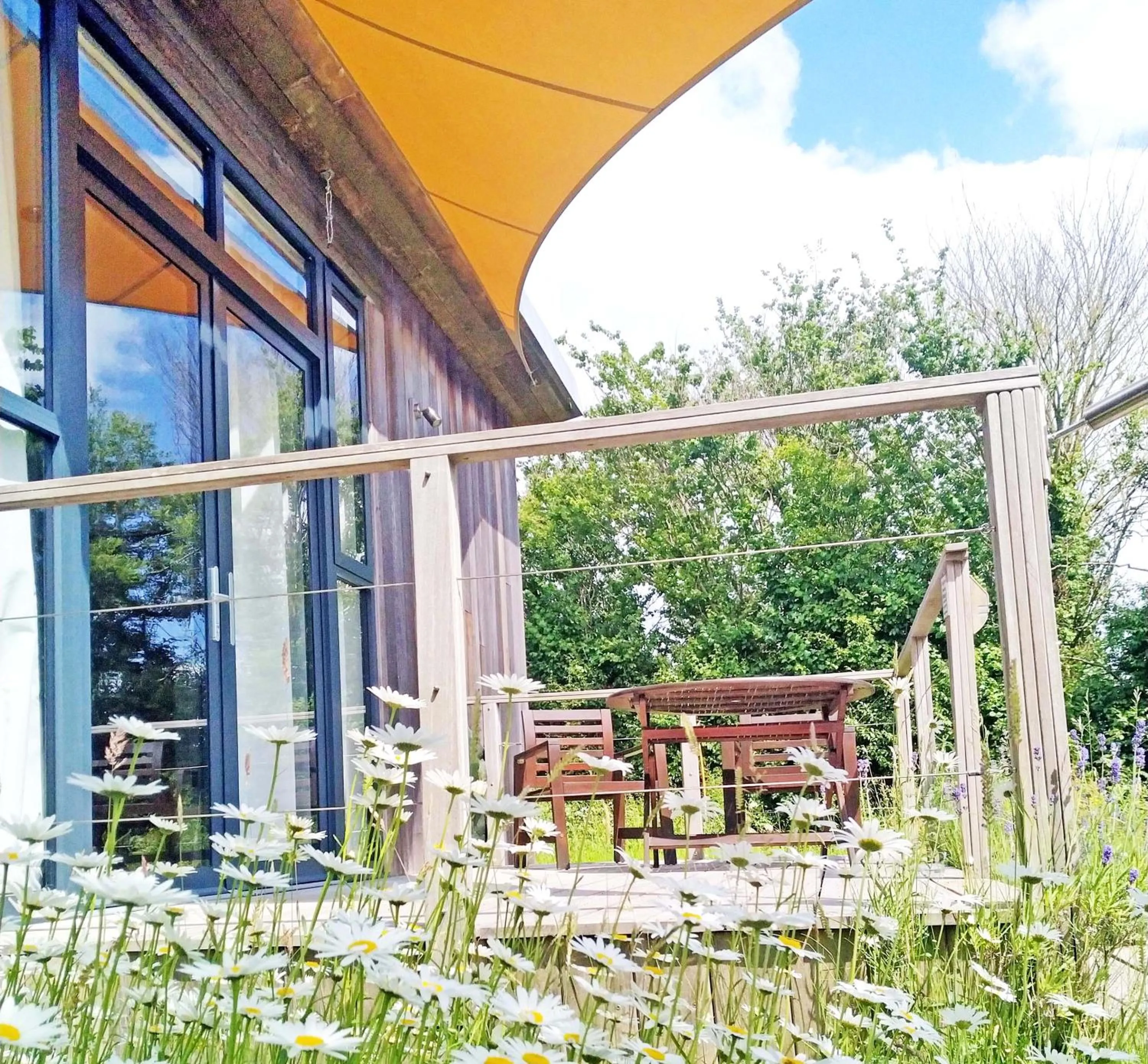 Patio in The Gallery Lodges