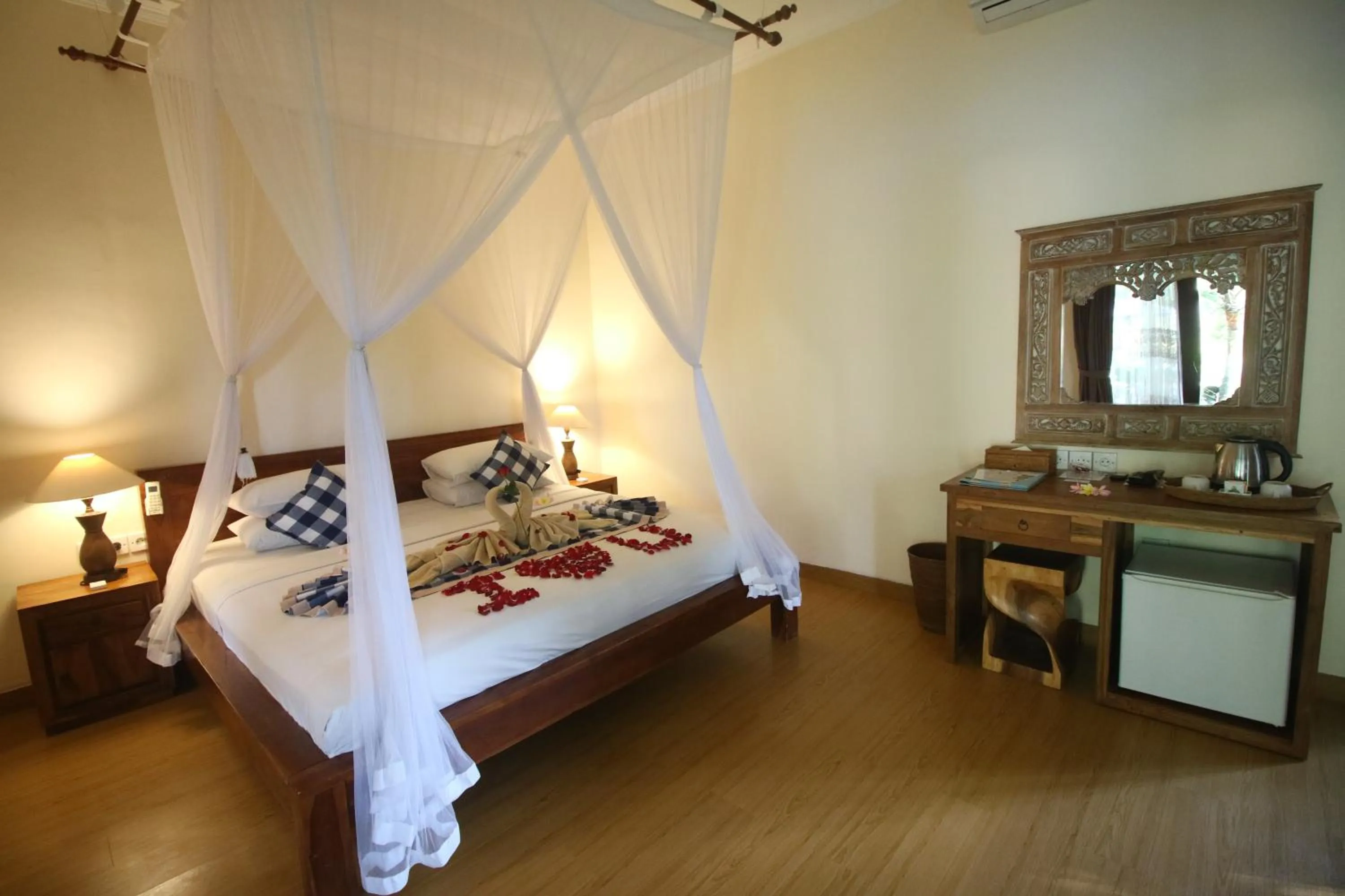 Decorative detail, Bed in Villa Capung Mas Ubud