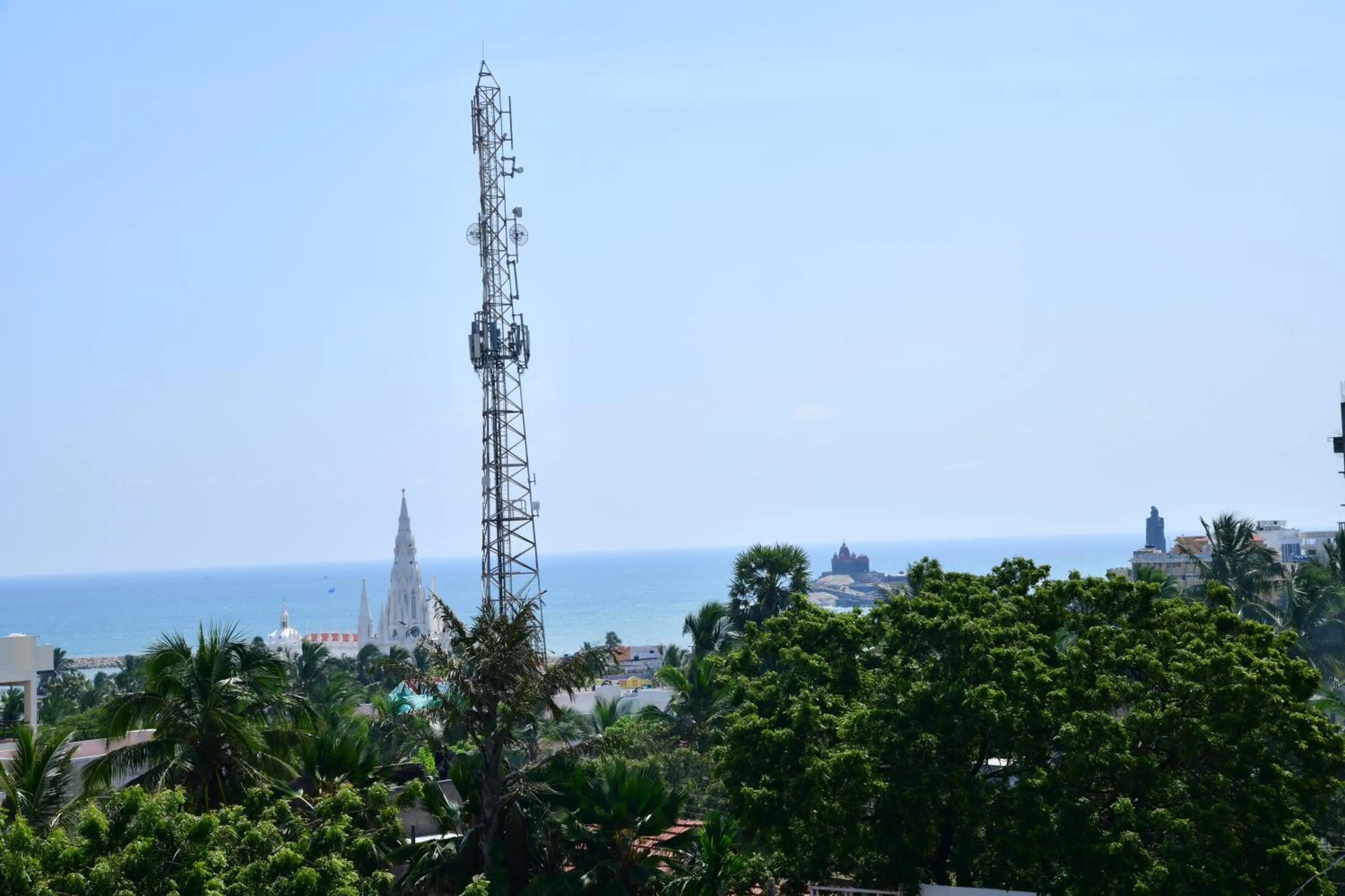 Sea view in Hotel Ganesh Lodge
