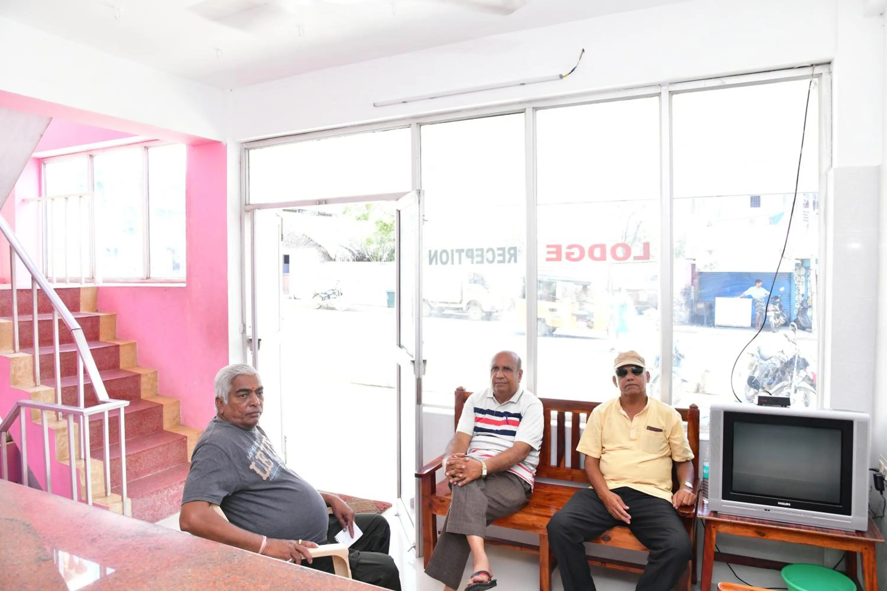 Seating area in Hotel Ganesh Lodge