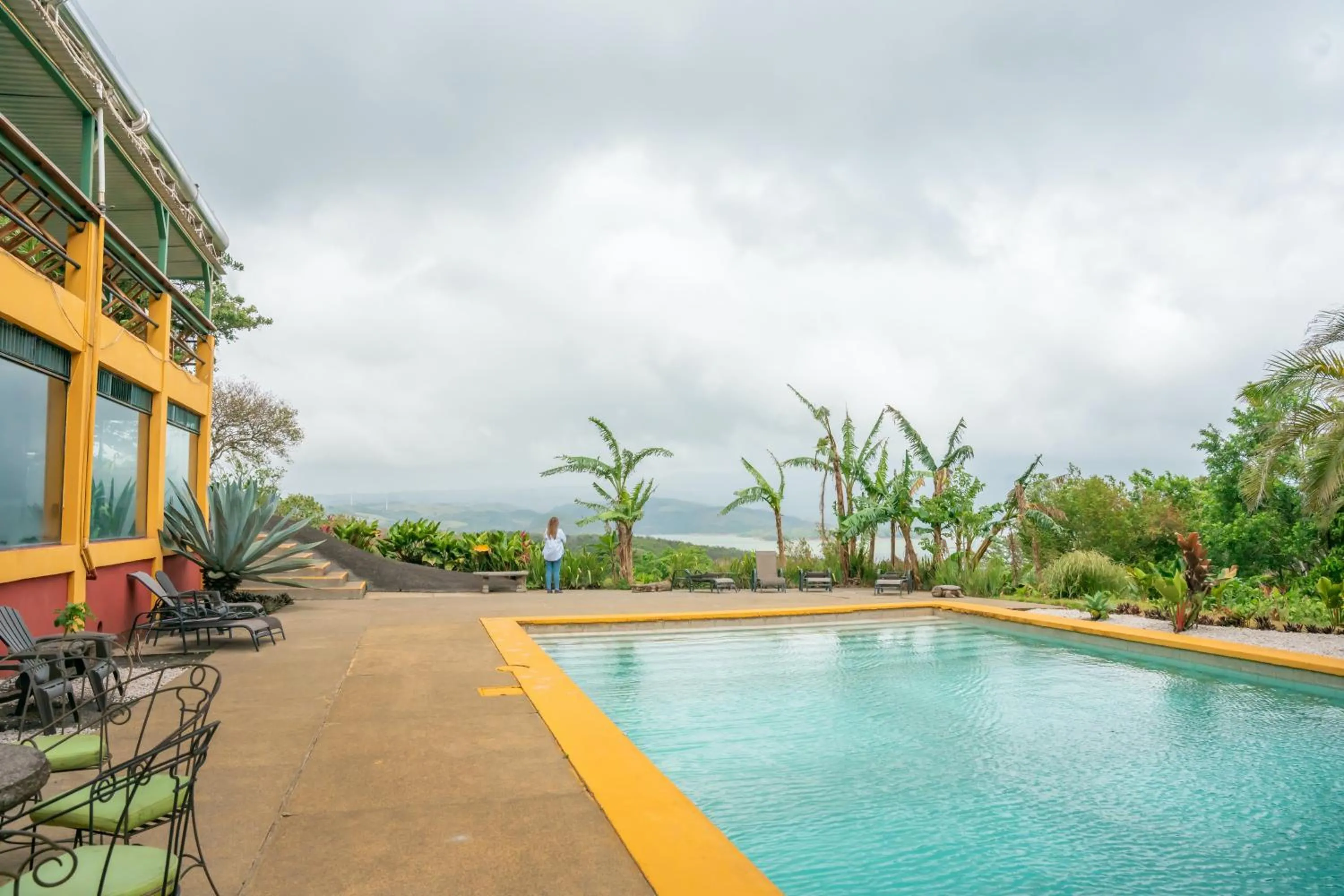 Swimming pool in Lake Arenal Hotel, Brewery & Farm