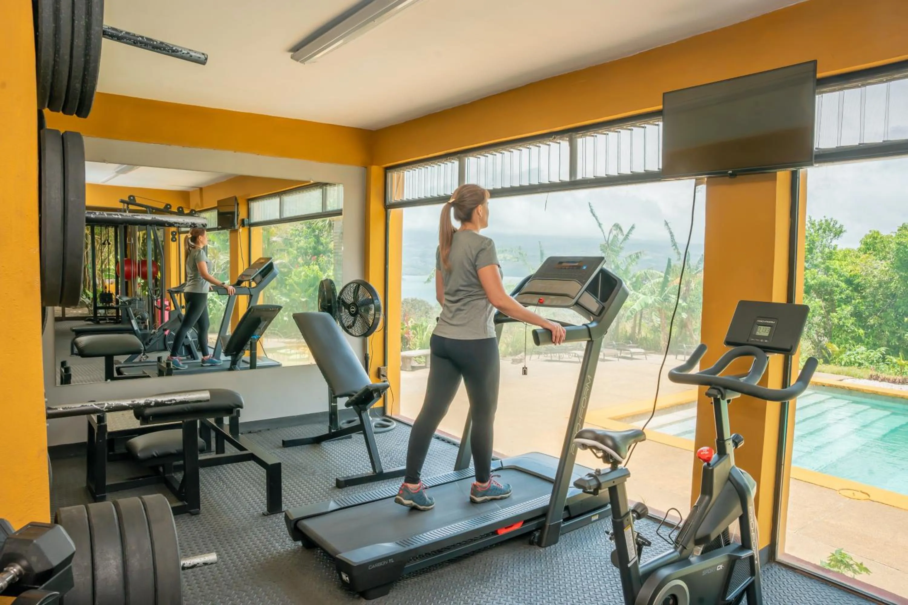 Fitness centre/facilities in Lake Arenal Hotel, Brewery & Farm