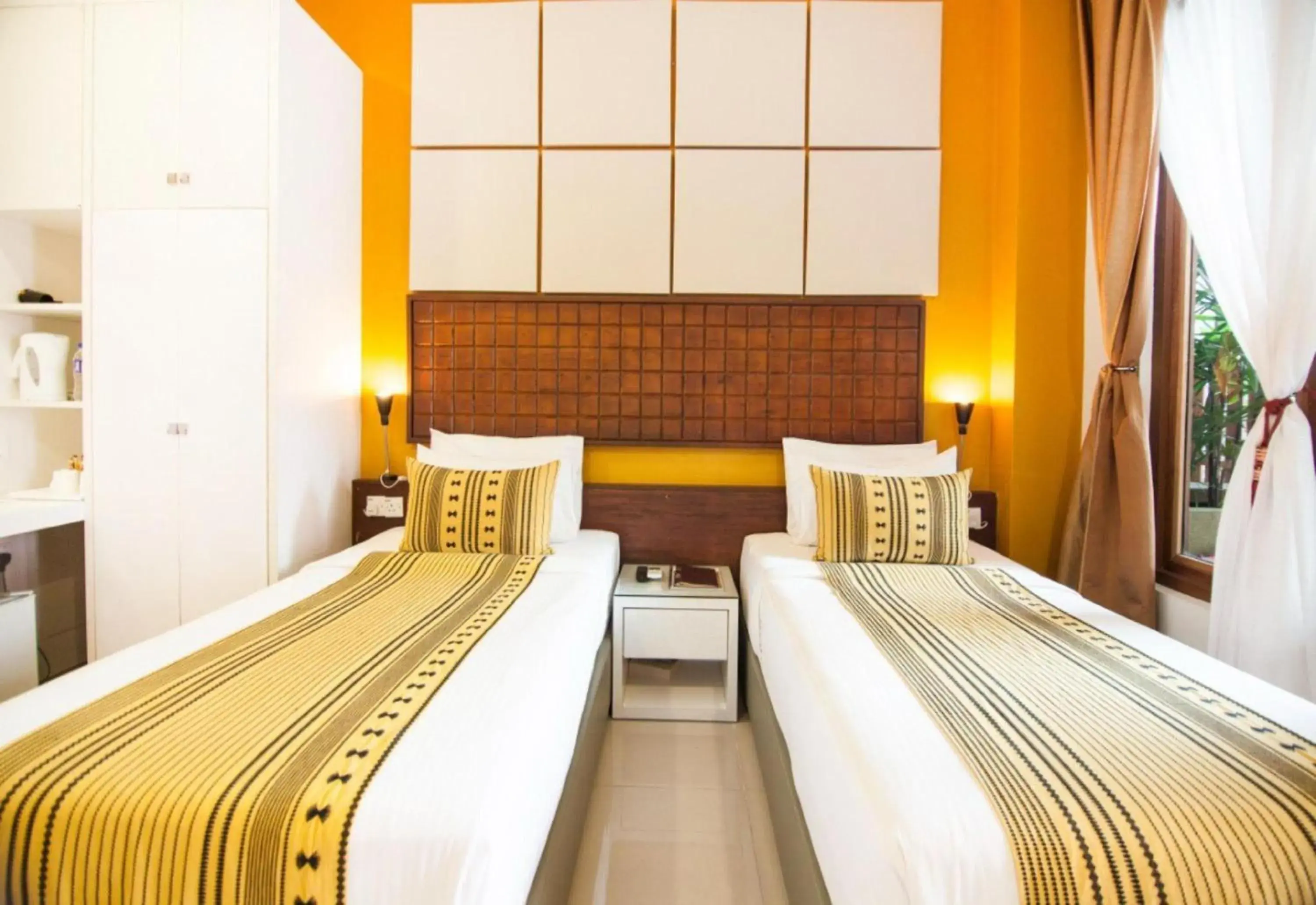 Twin Room with Pool View in Sunday Telaga Terrace Boutique Resort Twin Room with Pool View in Sunday Telaga Terrace Boutique Resort