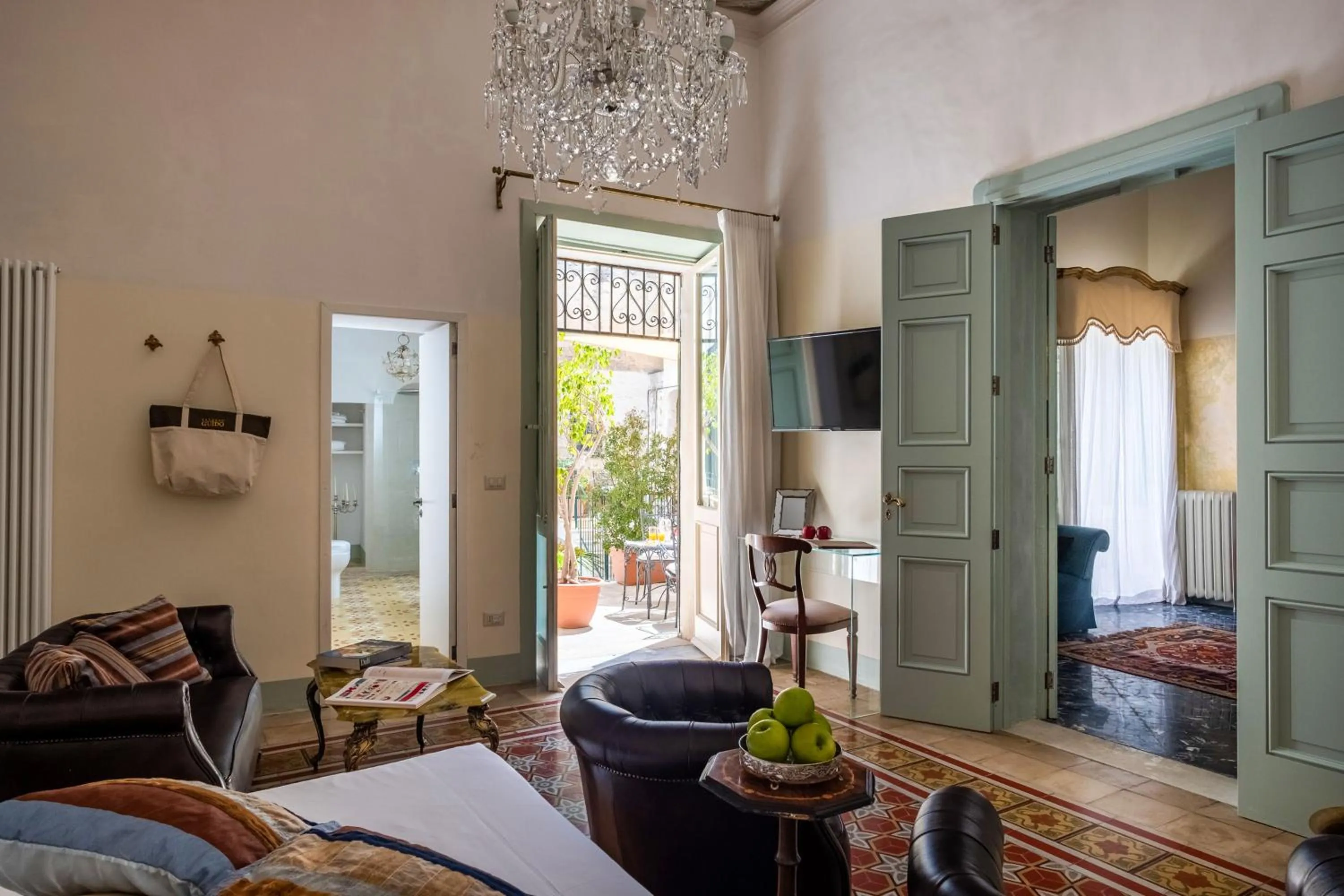 Bedroom, Bed in Palazzo Guido