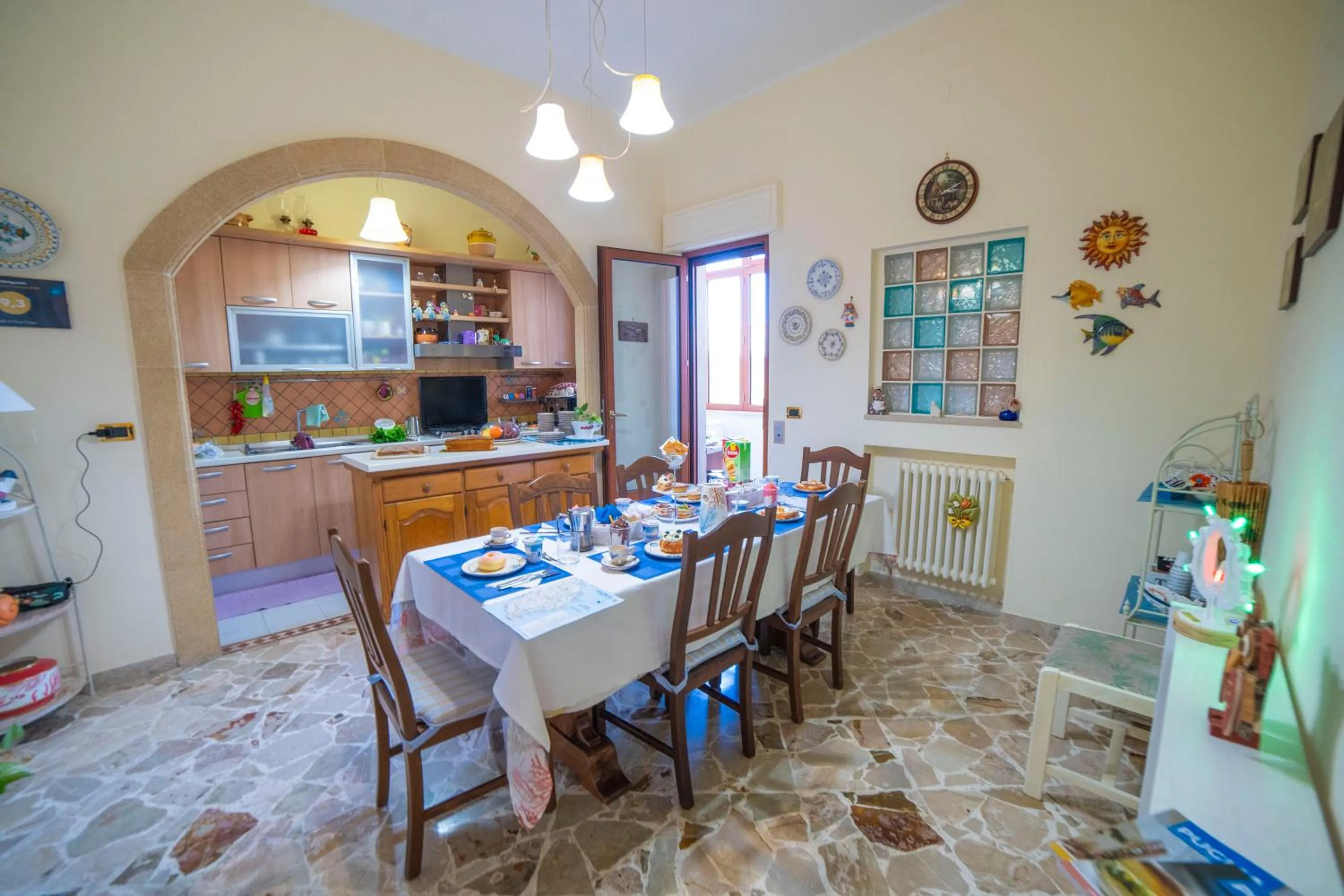 Dining area in B&B A Due Passi