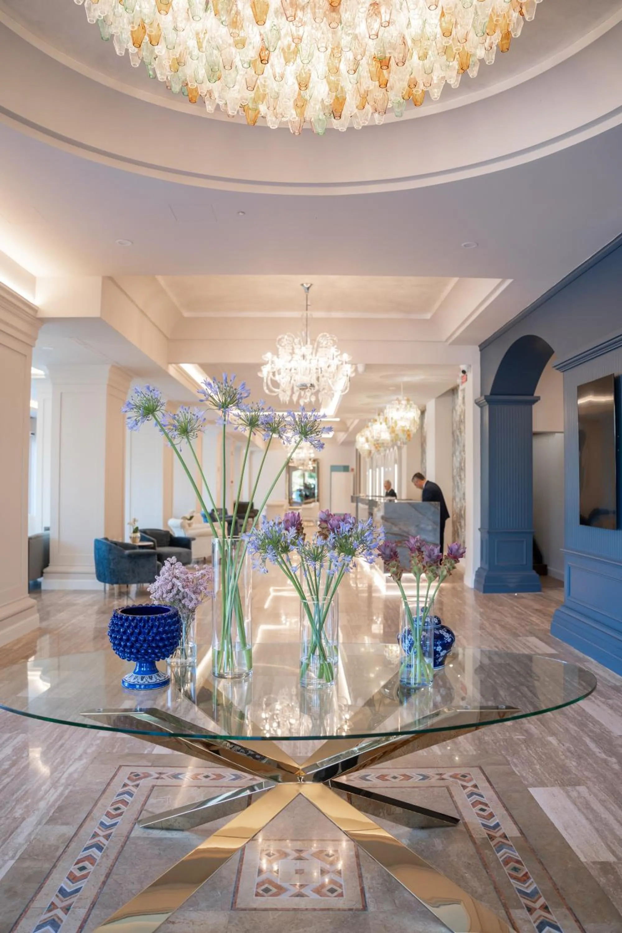 Lobby or reception in Grand Hotel Gallia