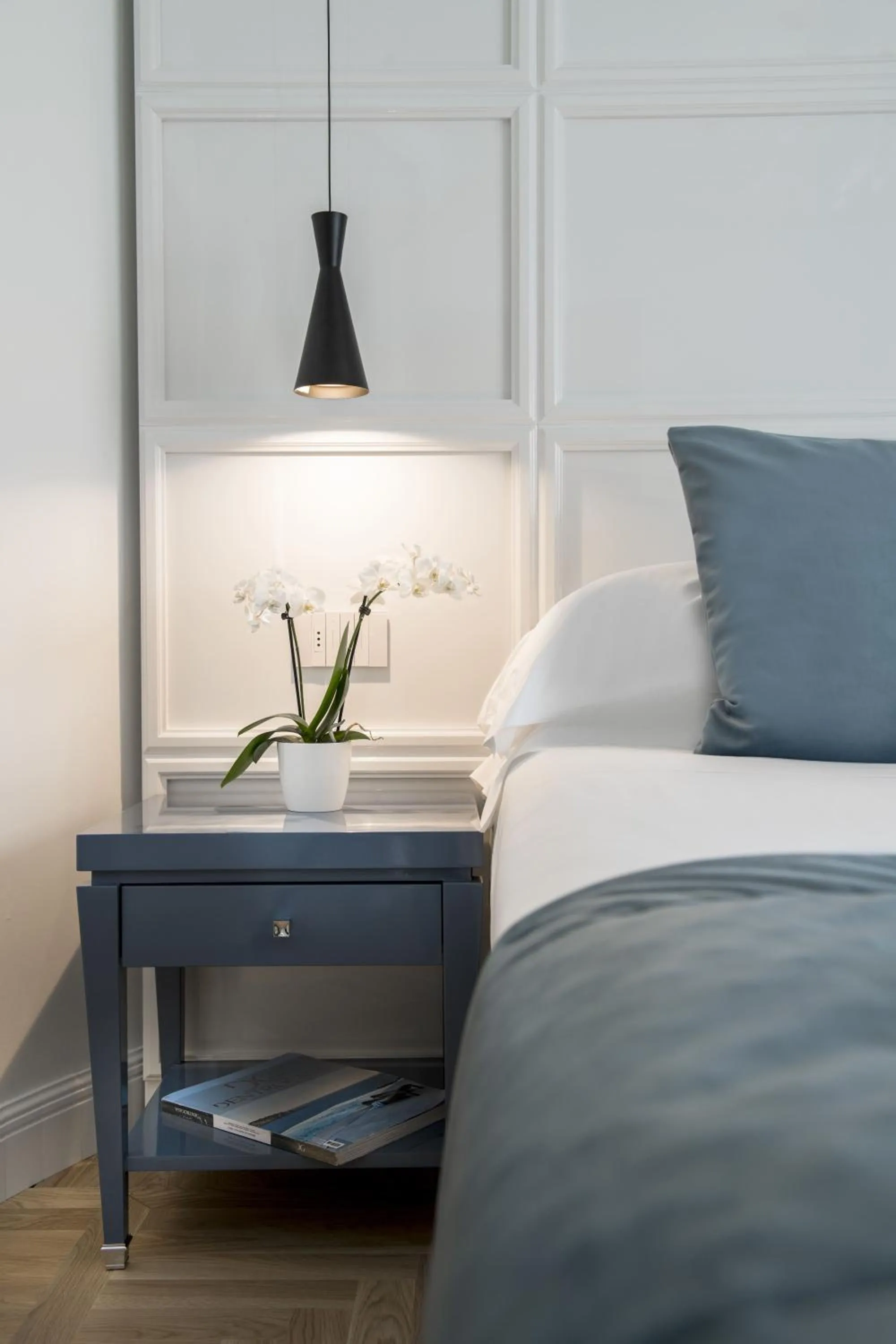 Bed in Grand Hotel Gallia