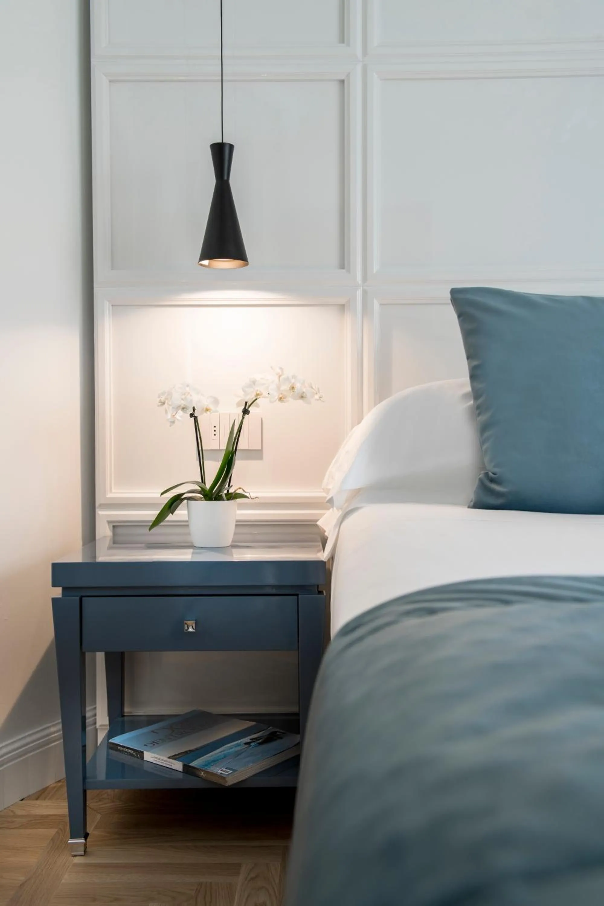 Bed in Grand Hotel Gallia