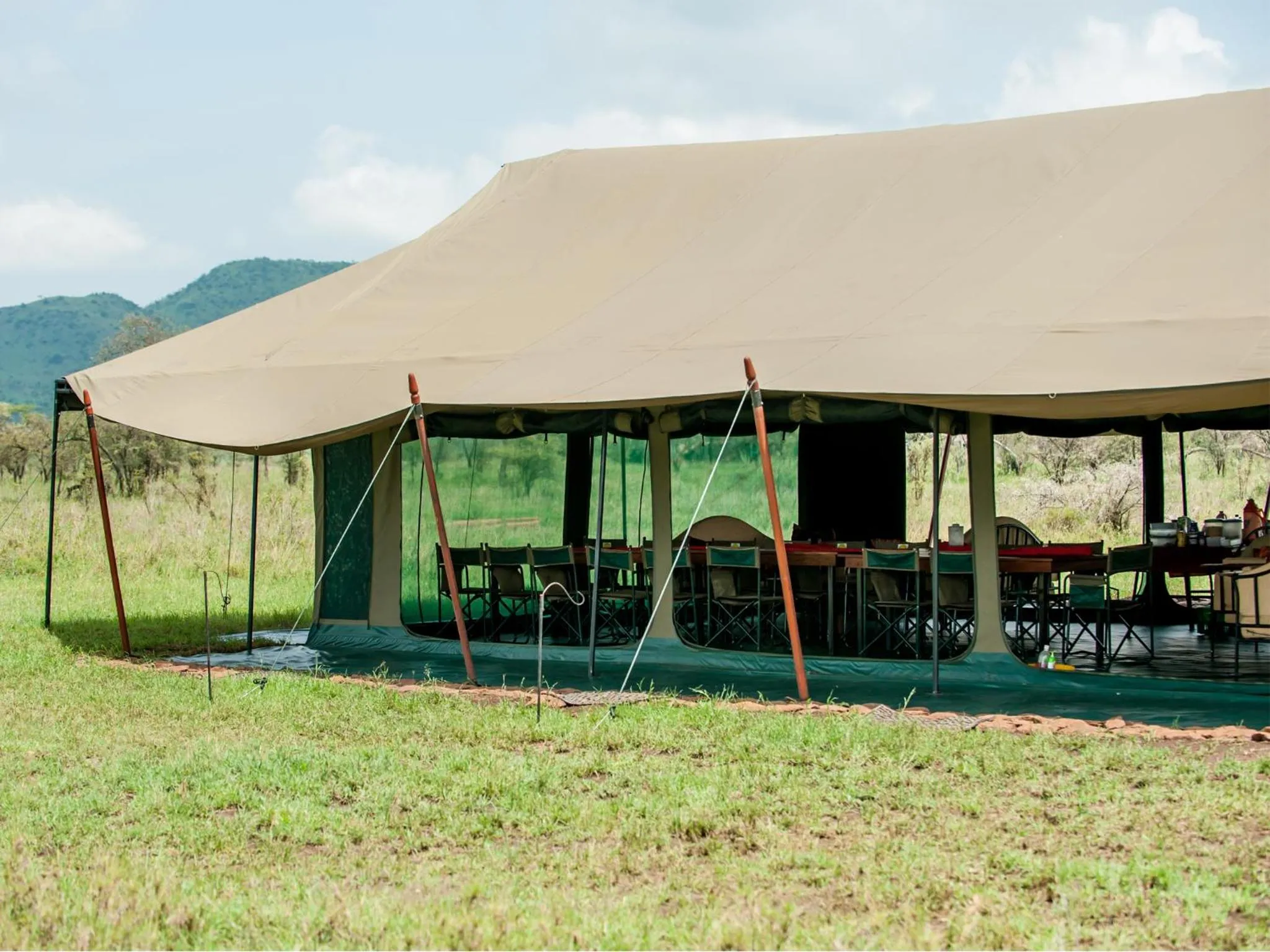 Day in Kananga Special Tented Camp