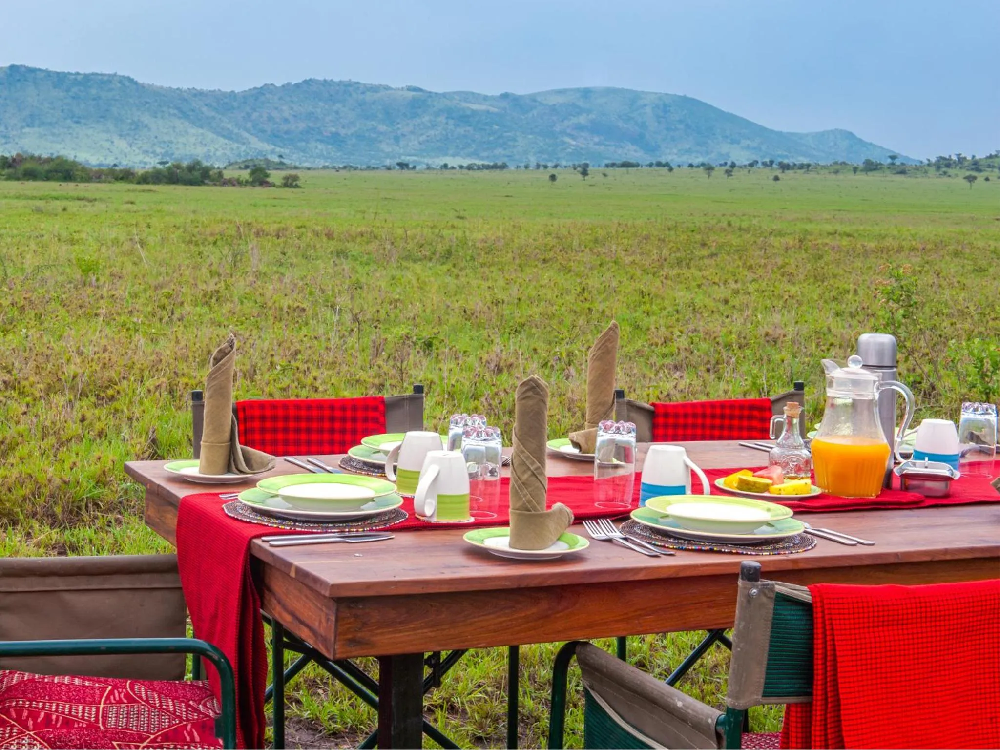 Restaurant/places to eat in Kananga Special Tented Camp