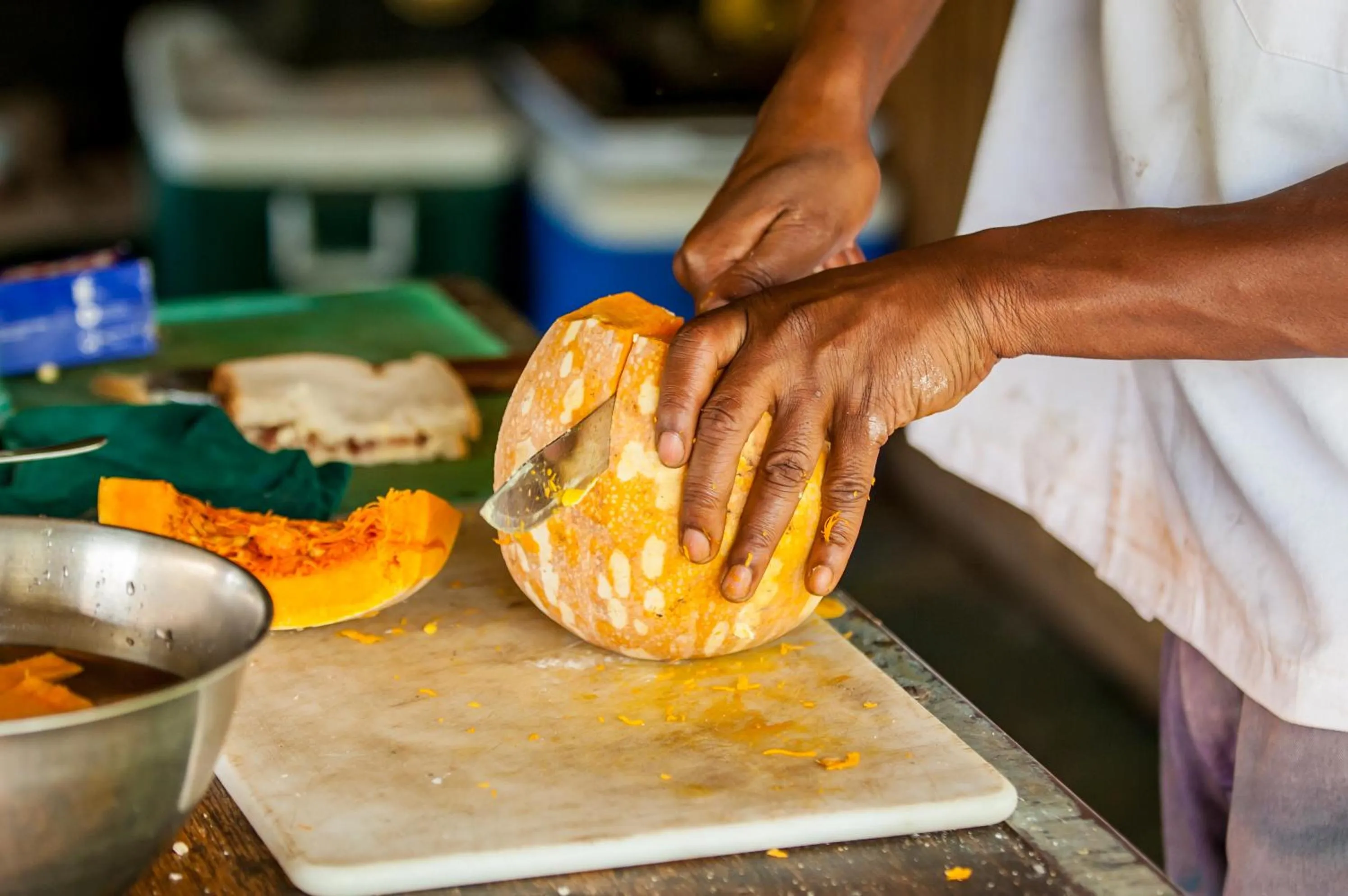 Breakfast in Kananga Special Tented Camp