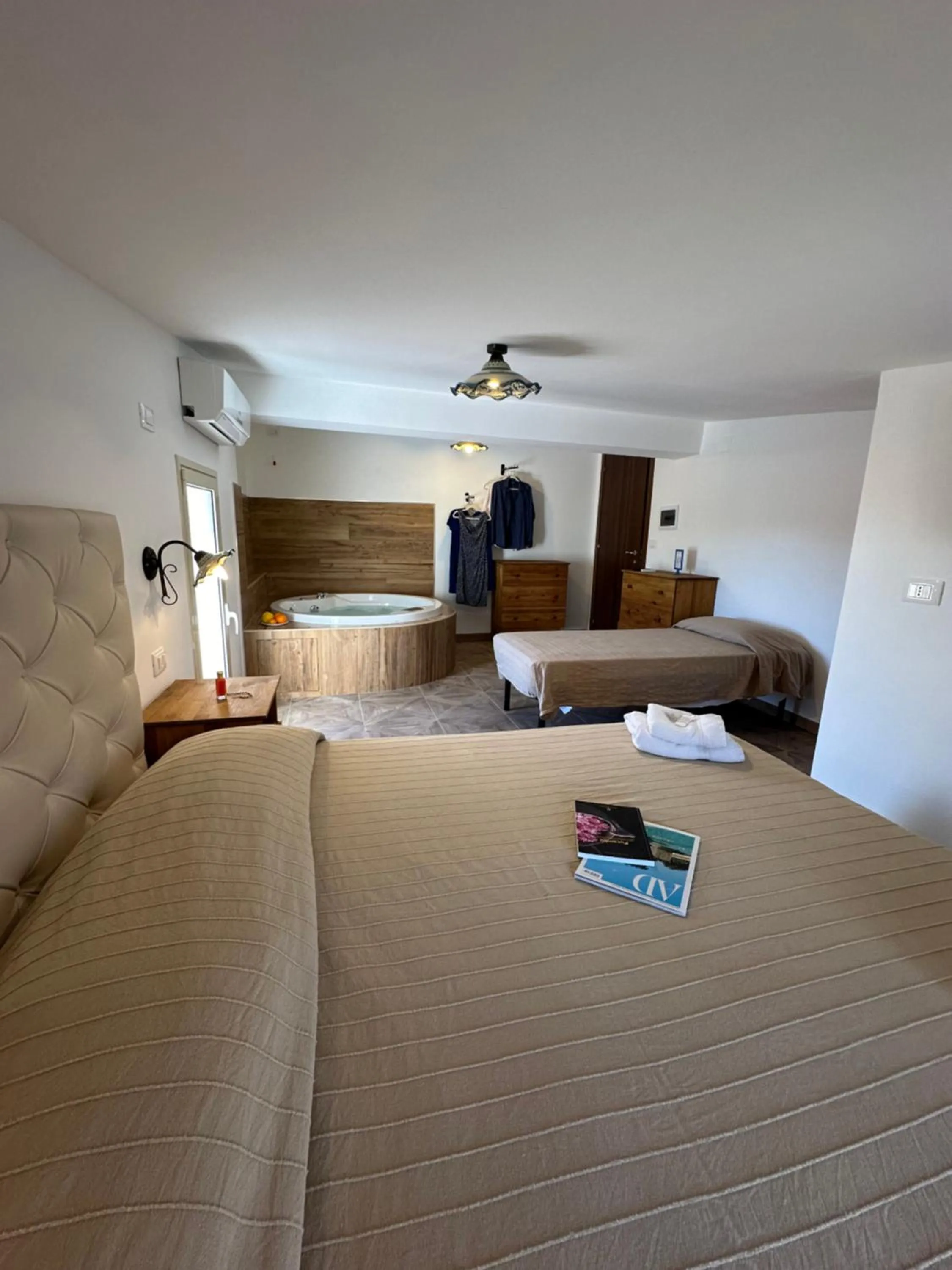 Hot Tub, Bed in B&B Villa sul Mare