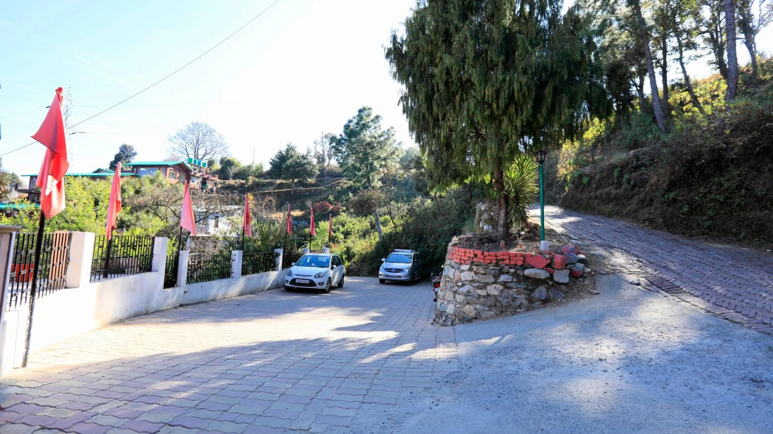 Parking in Woodsvilla Resort Ranikhet