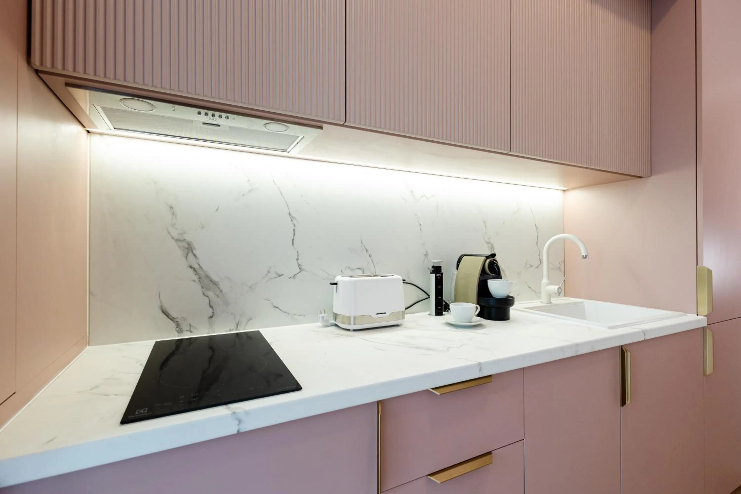 Kitchen or kitchenette in Central Suites